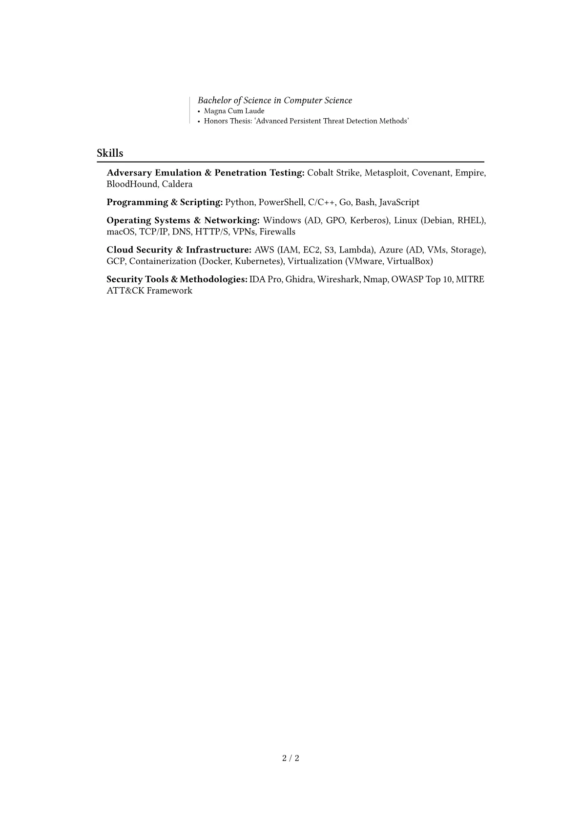 Career changer version - Page 2