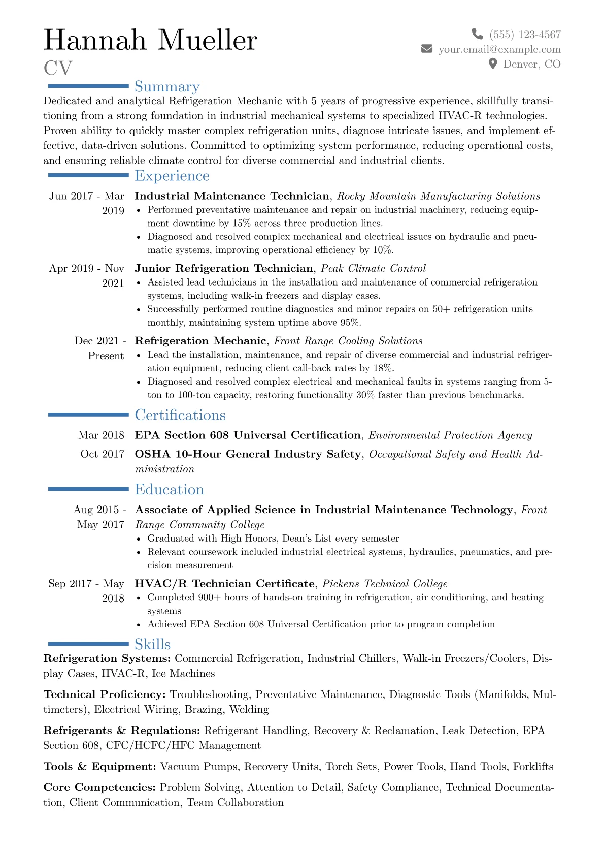 Career changer version - Page 1