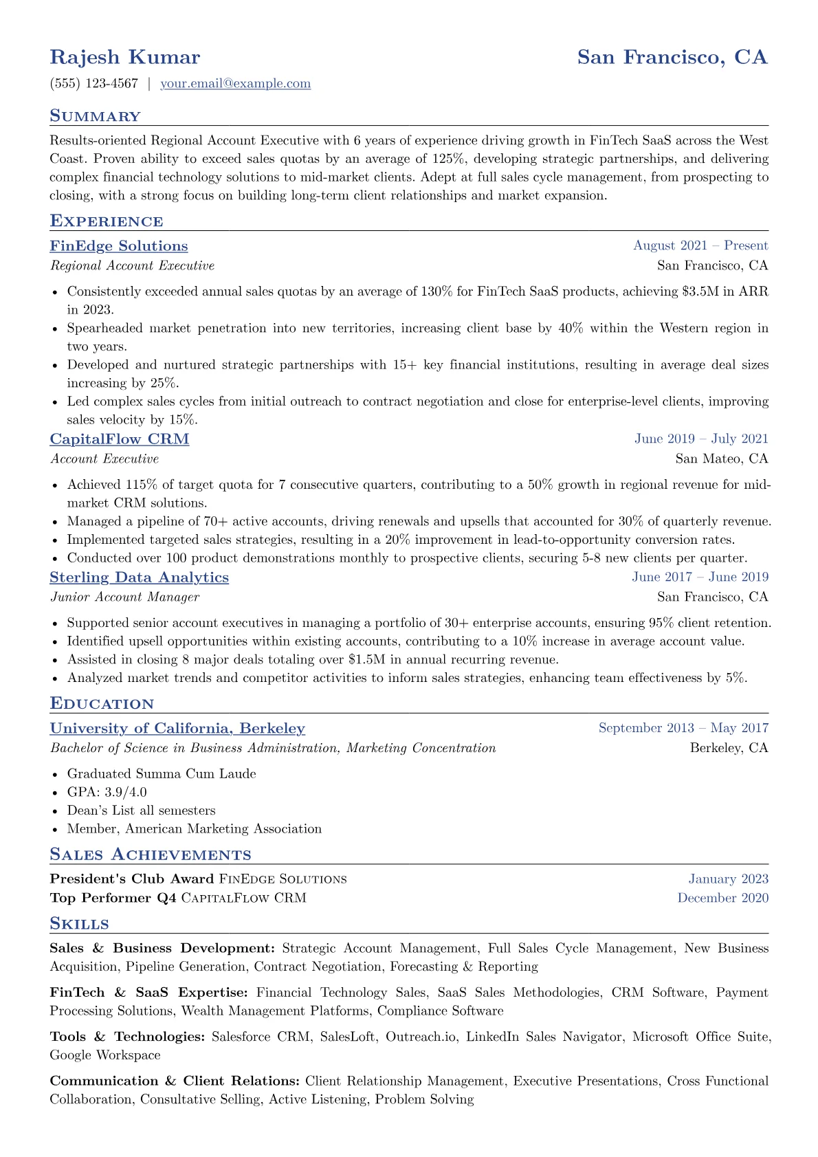 Regional Account version - Page 1