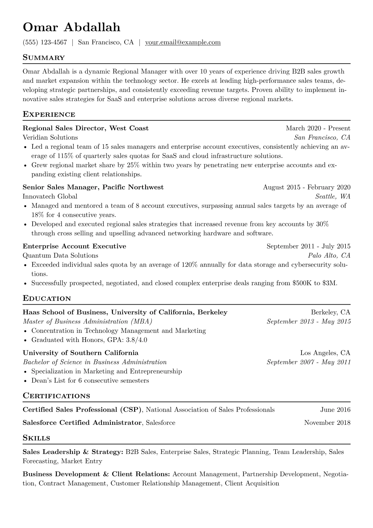 Regional Manager version - Page 1