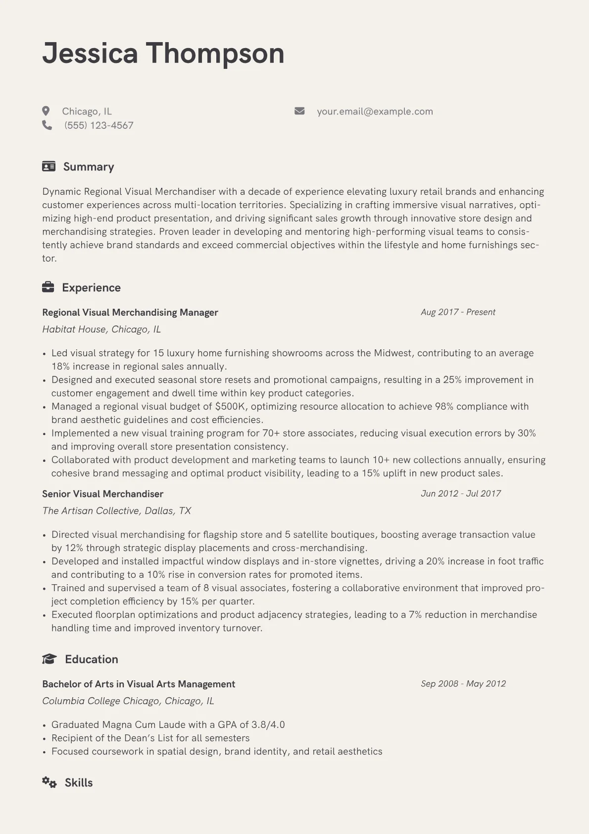 Visual Merchandising version - Page 1