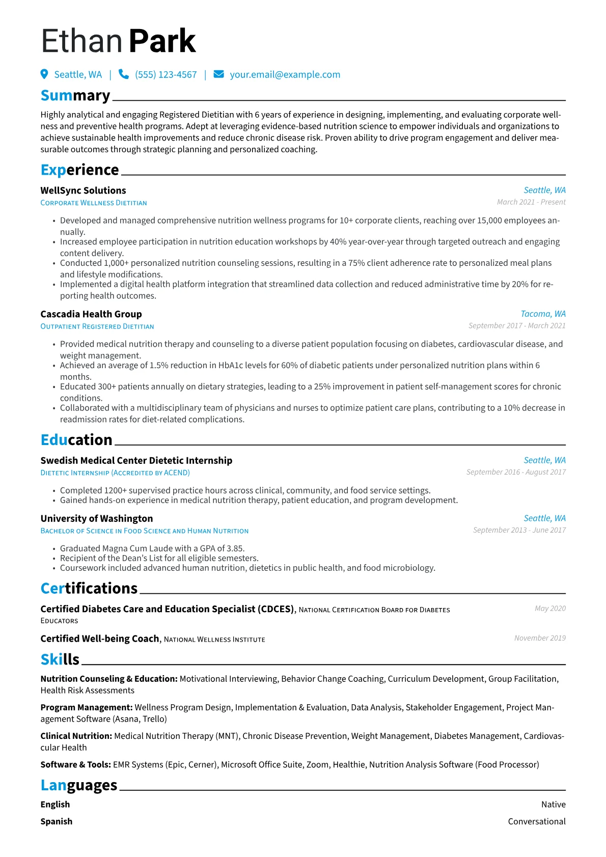 Corporate Wellness version - Page 1