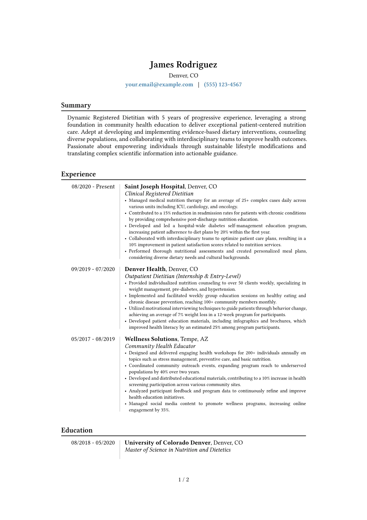 Career changer version - Page 1