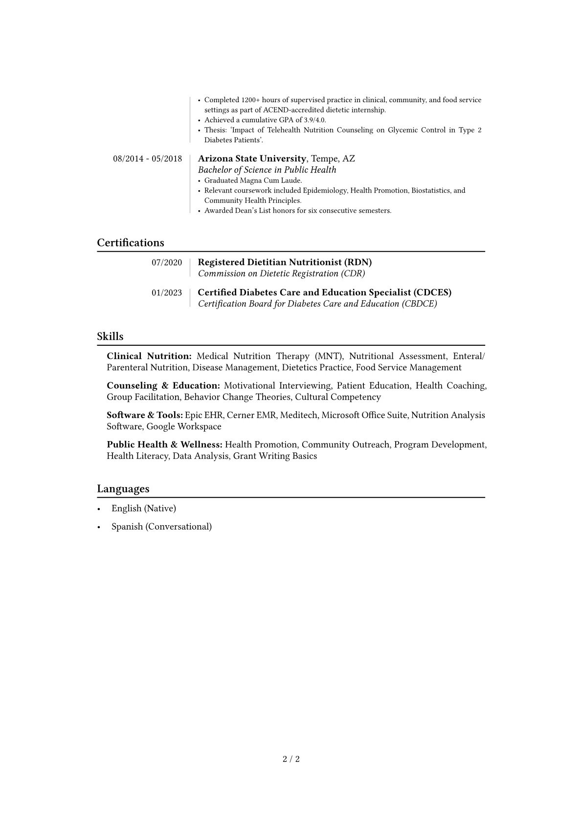 Career changer version - Page 2