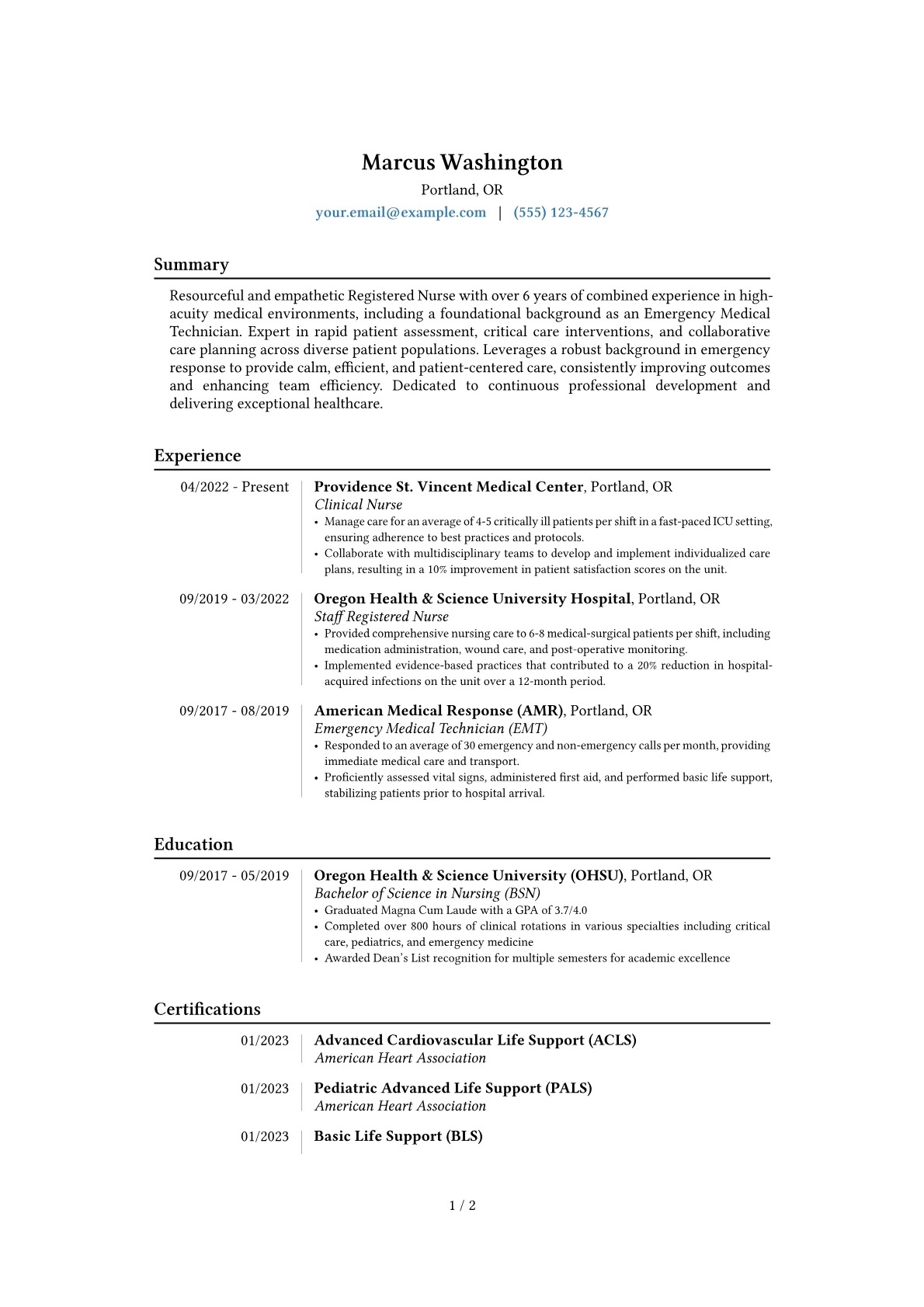 Career changer version - Page 1