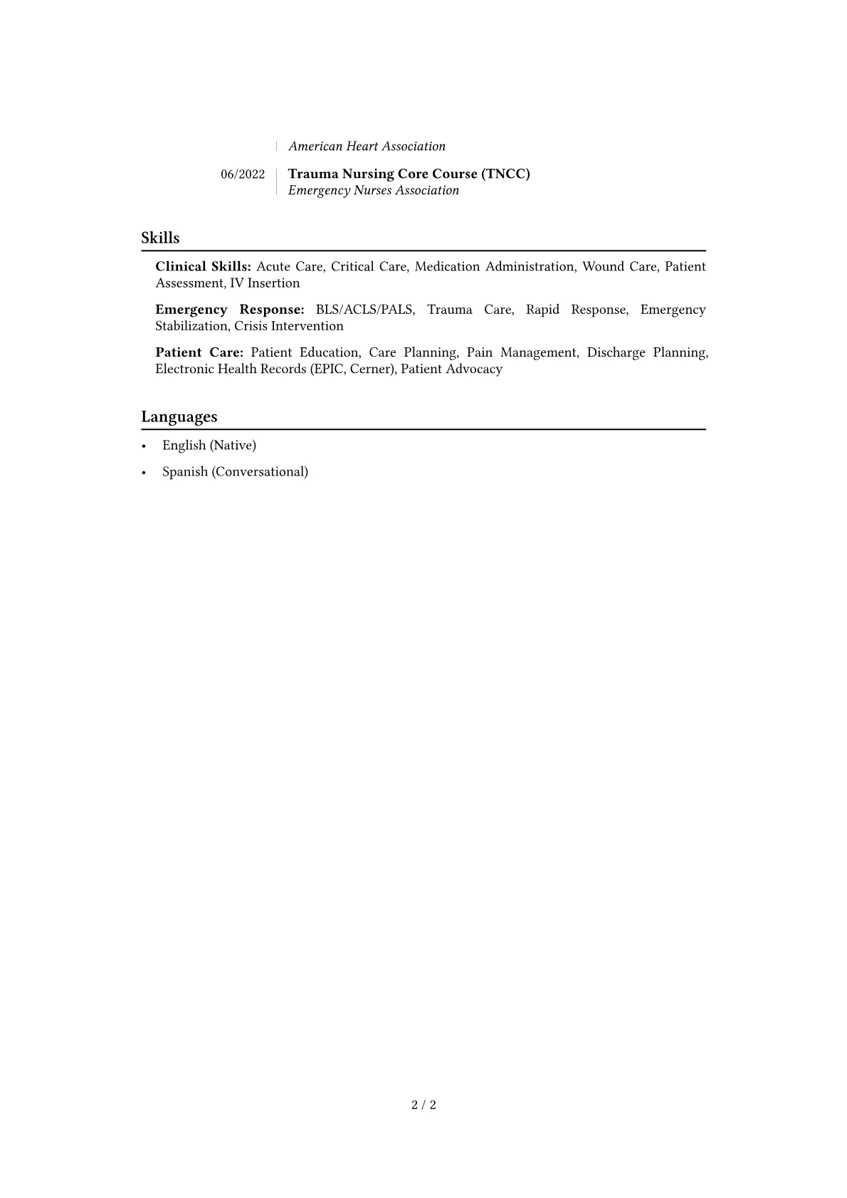 Career changer version - Page 2