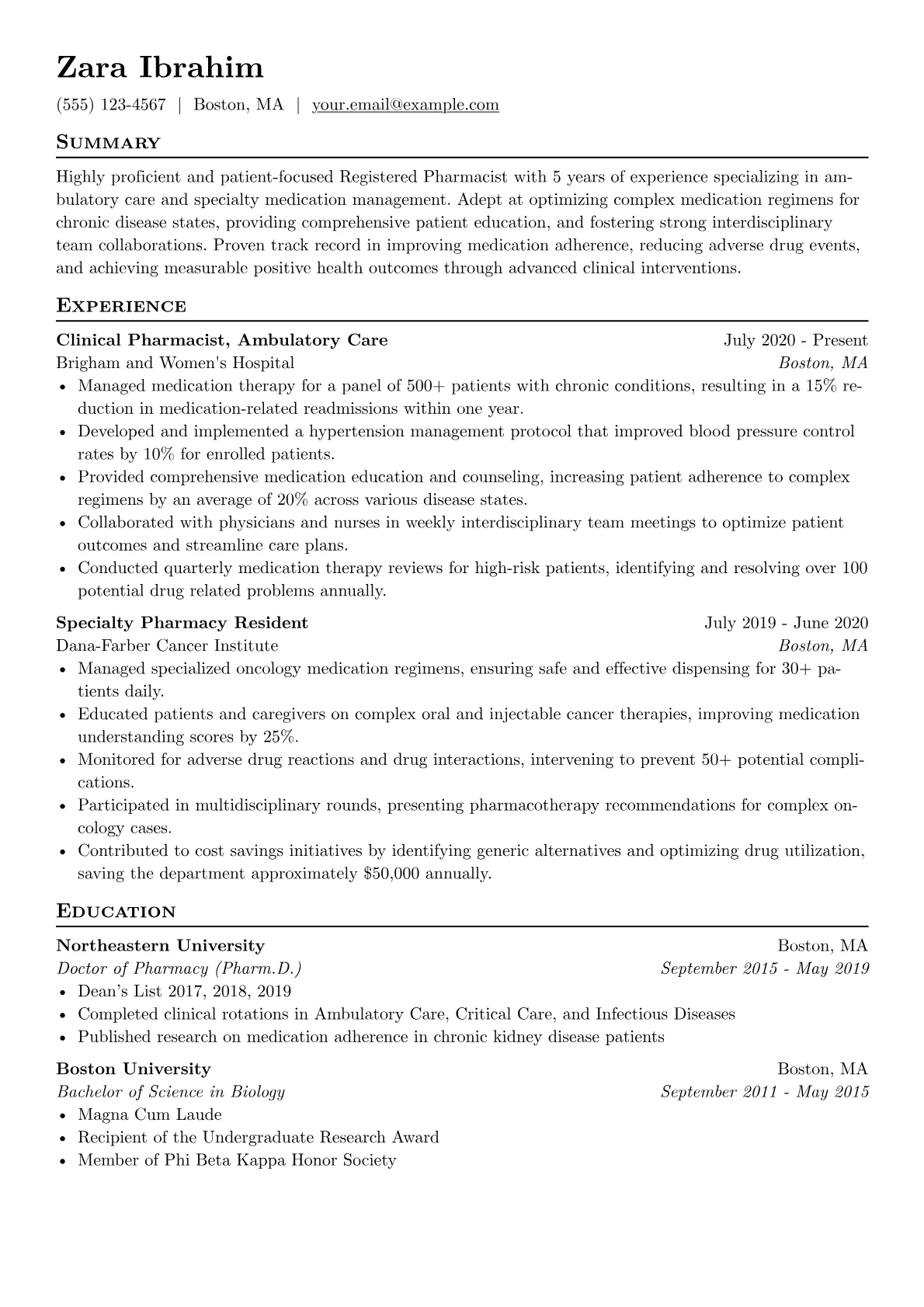Clinical Ambulatory version - Page 1