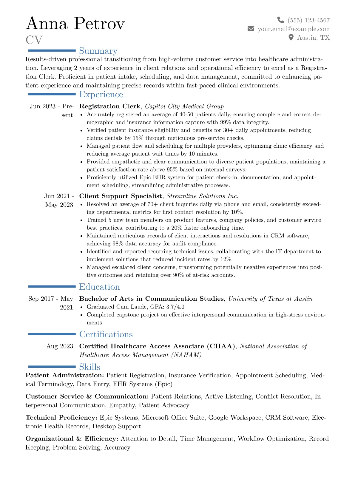 Career changer version - Page 1