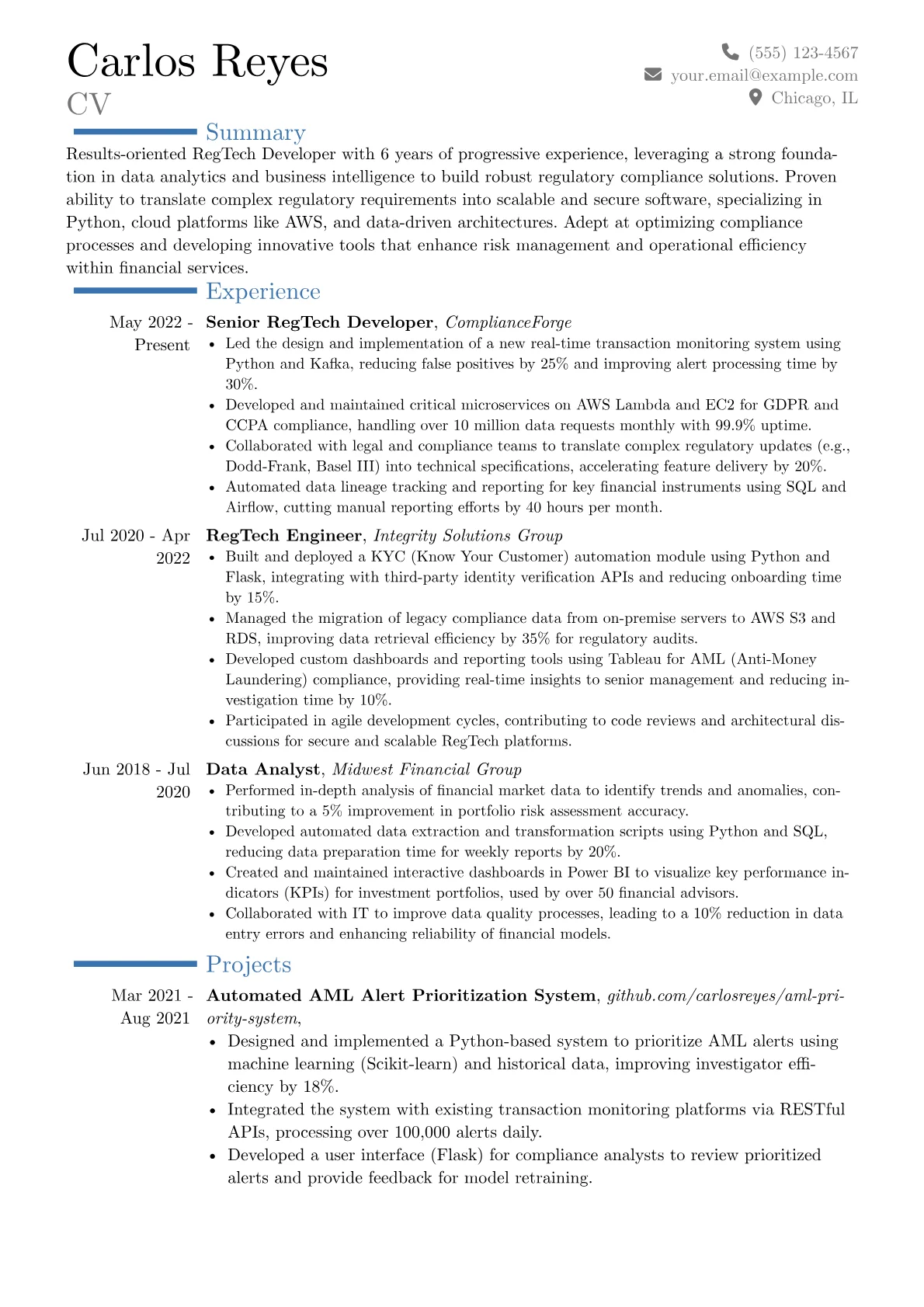 Career changer version - Page 1