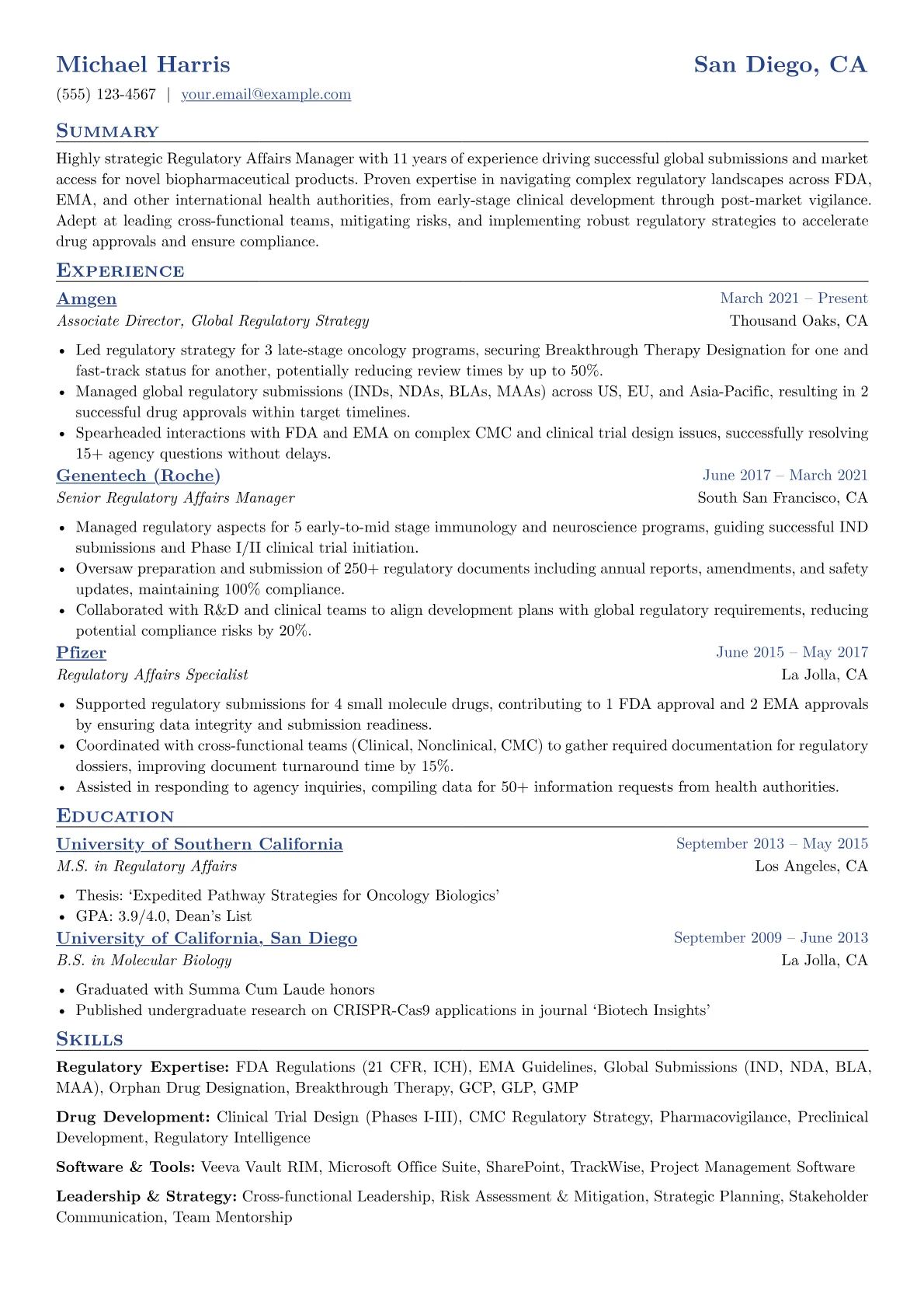 Biopharma Regulatory version - Page 1