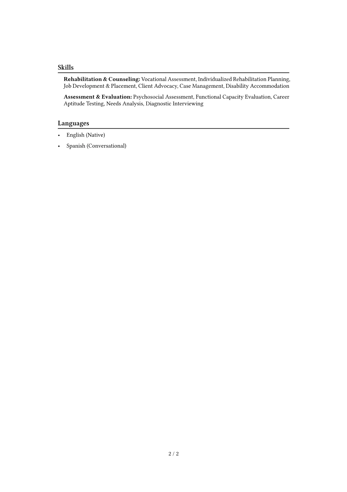 Career changer version - Page 2