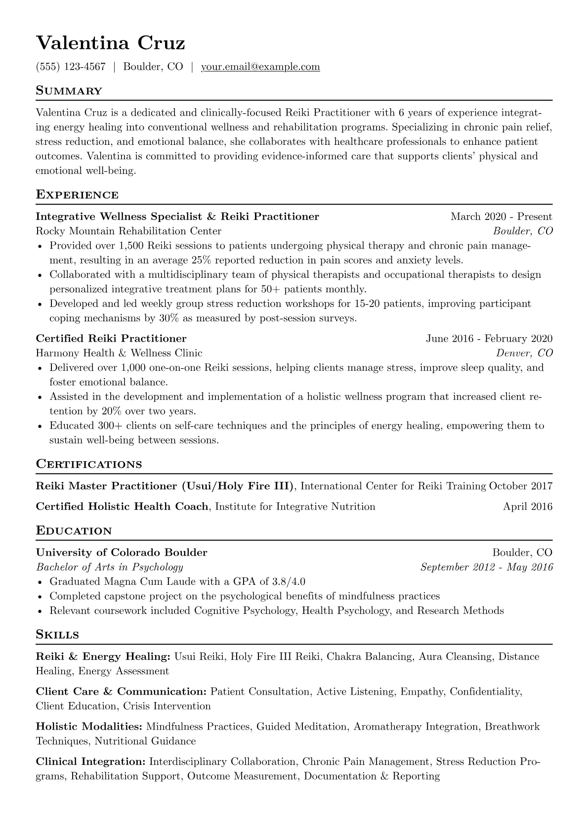 Integrative & Clinical version - Page 1