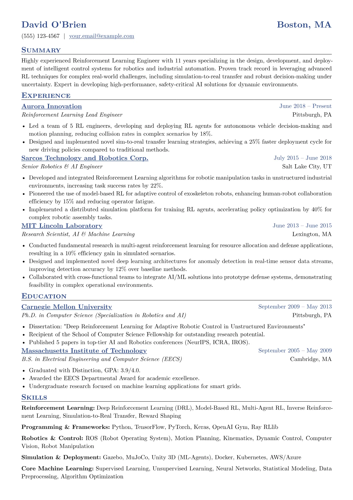 Reinforcement Learning version - Page 1