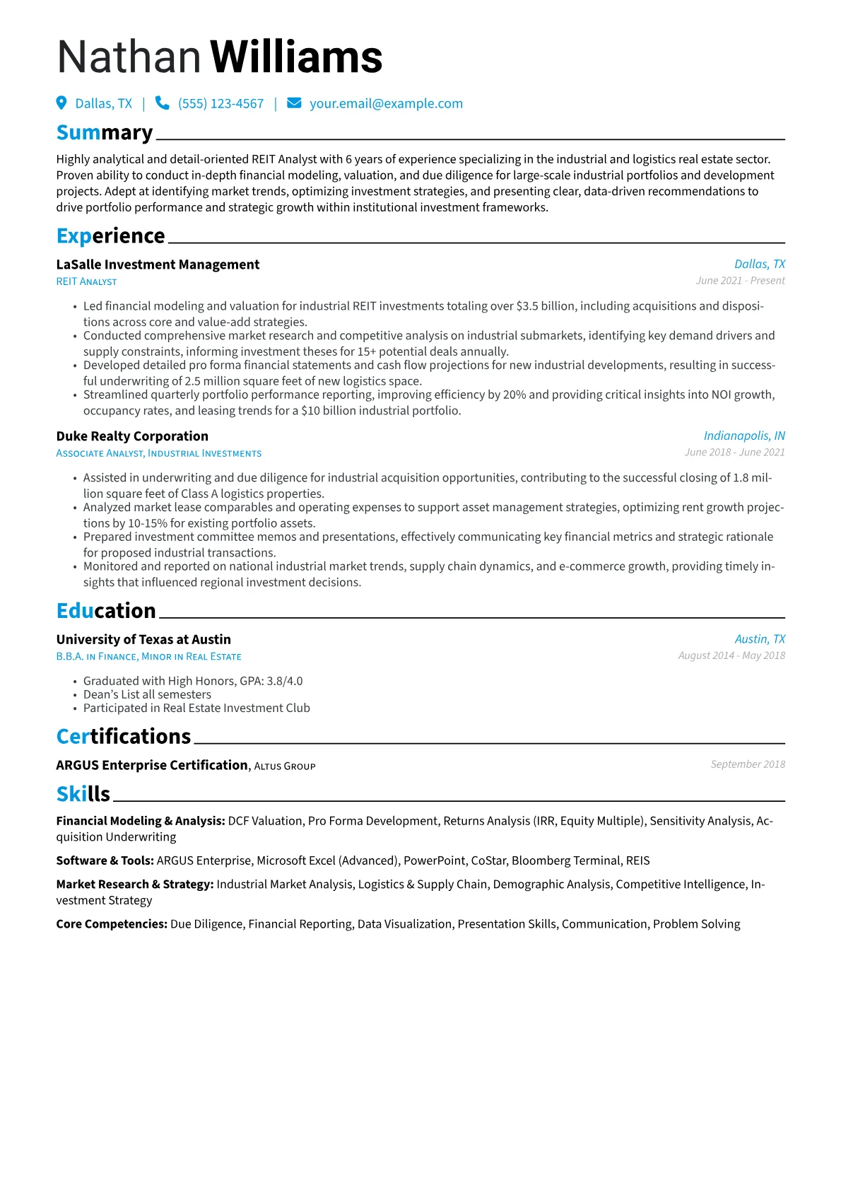 Industrial REIT Analyst version - Page 1