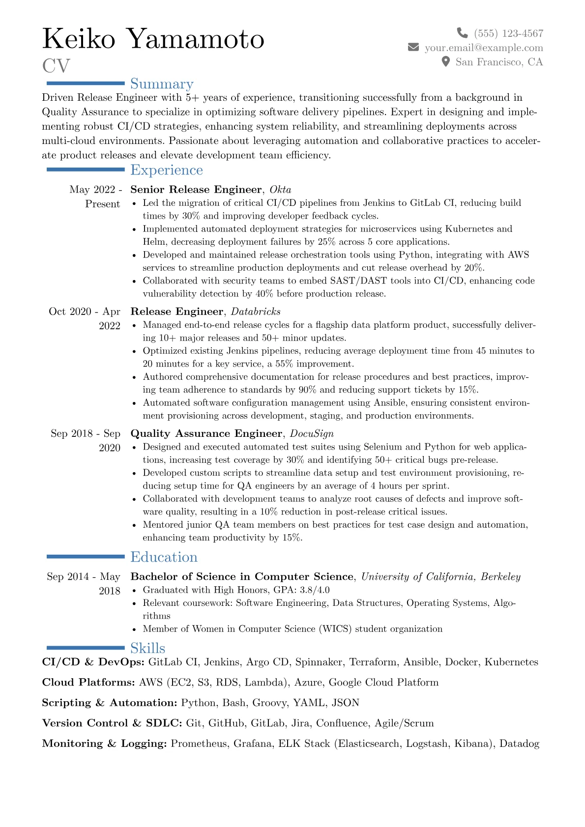 Career changer version - Page 1