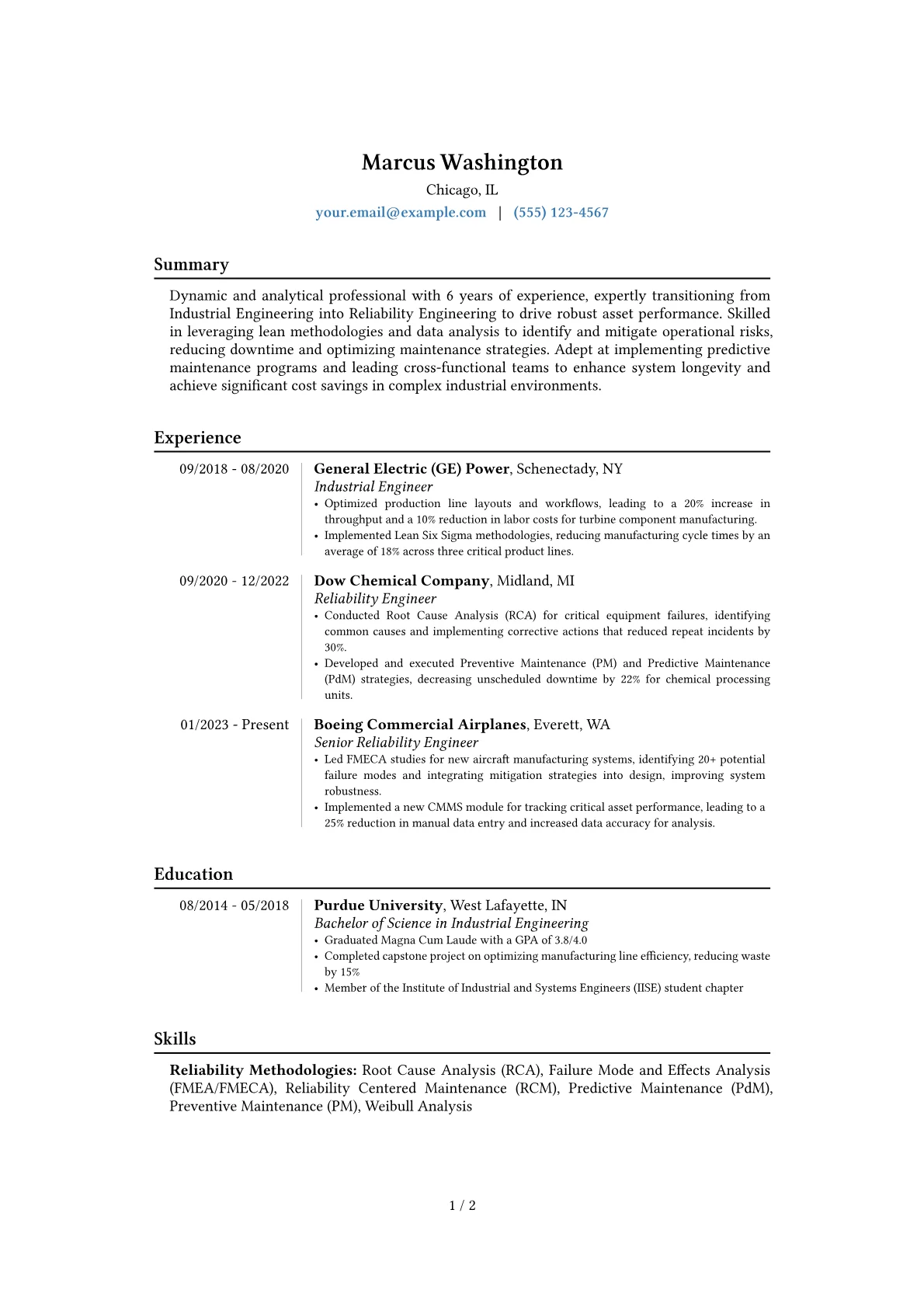 Career changer version - Page 1