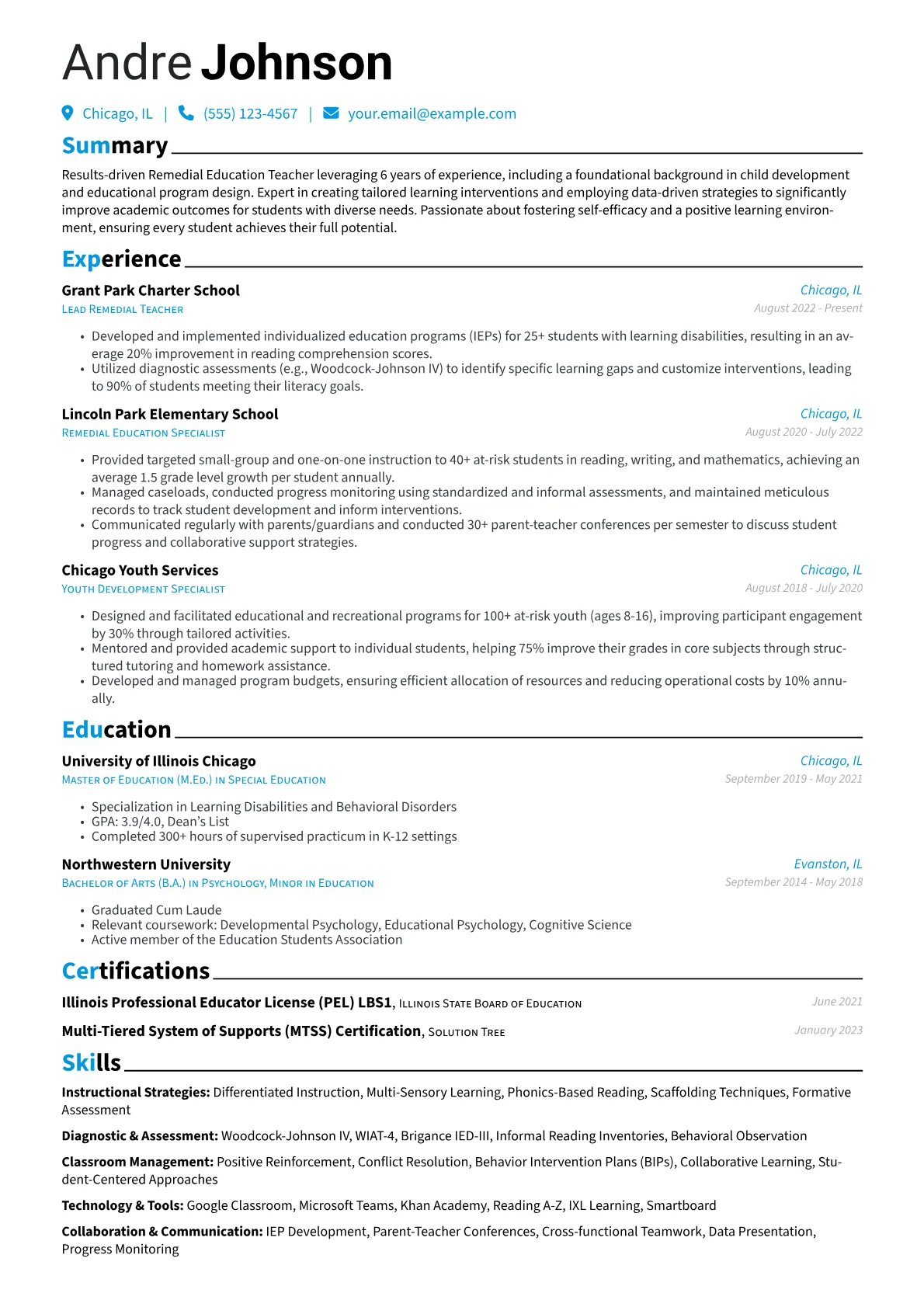 Career changer version - Page 1