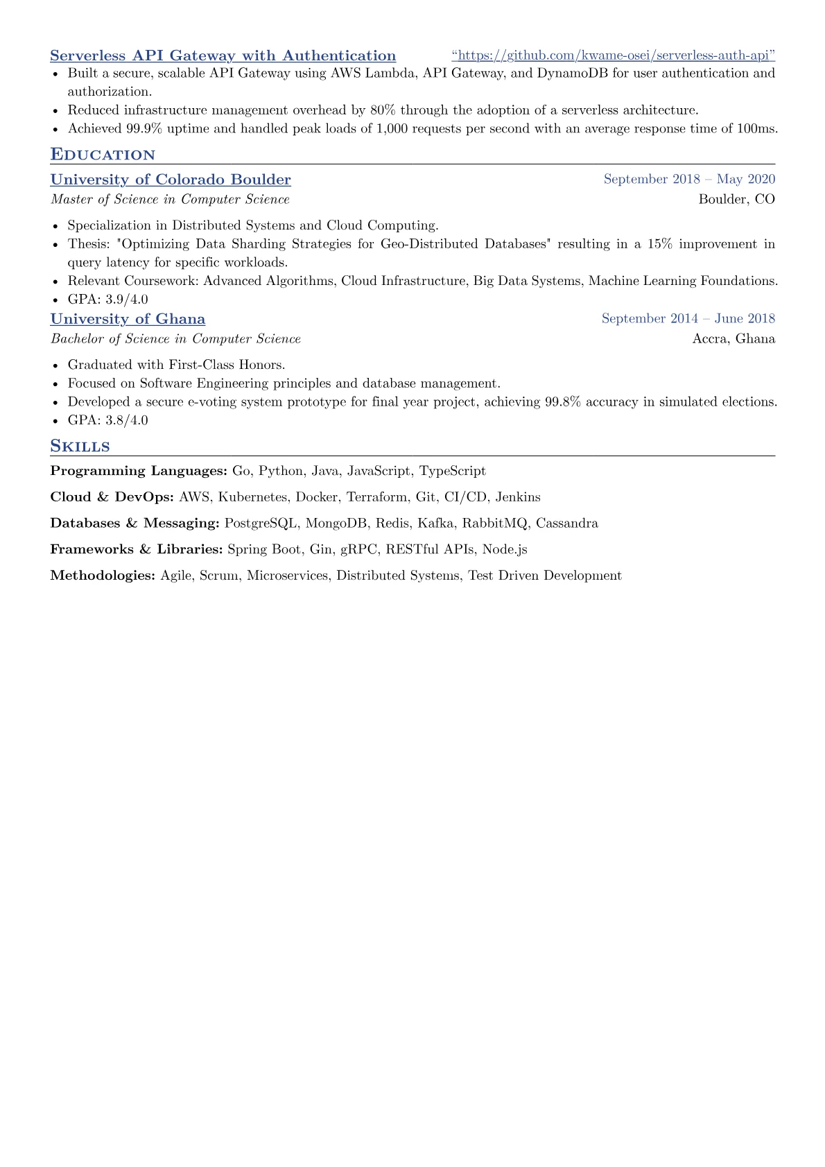 Remote Work resume example, Remote Work, page 2