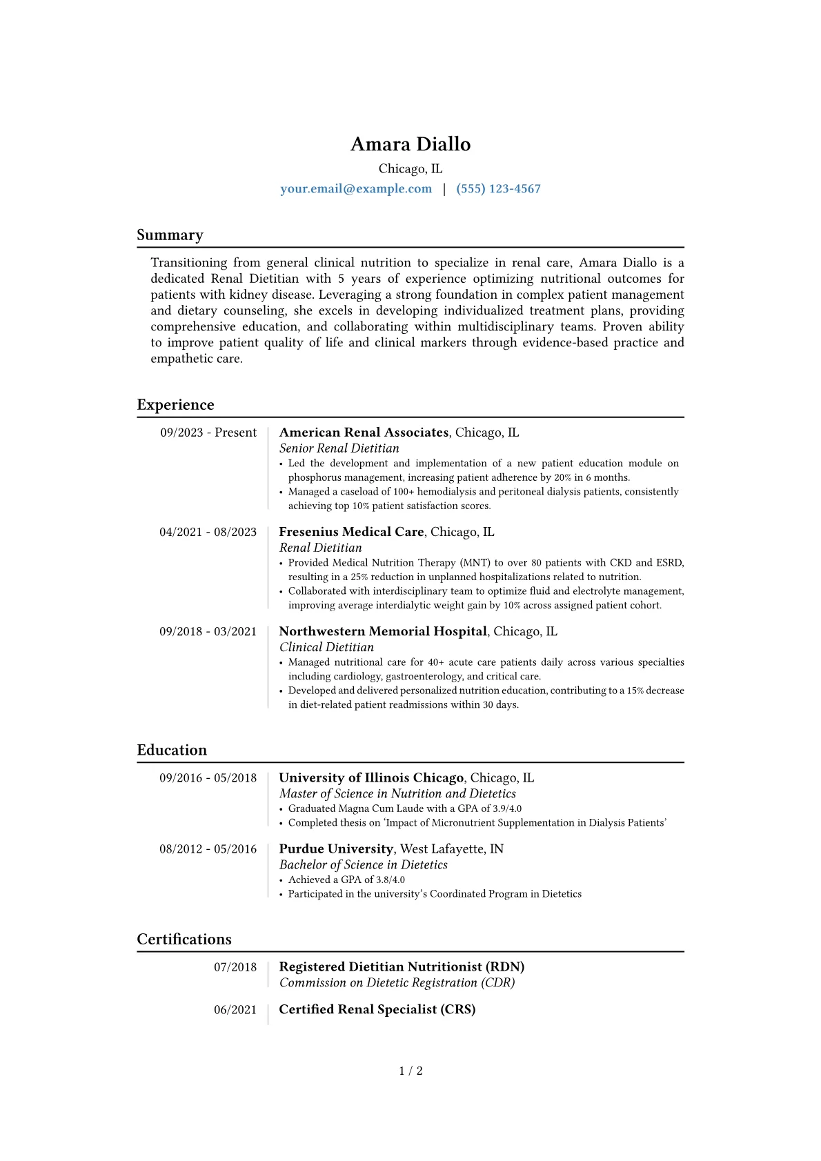 Career changer version - Page 1