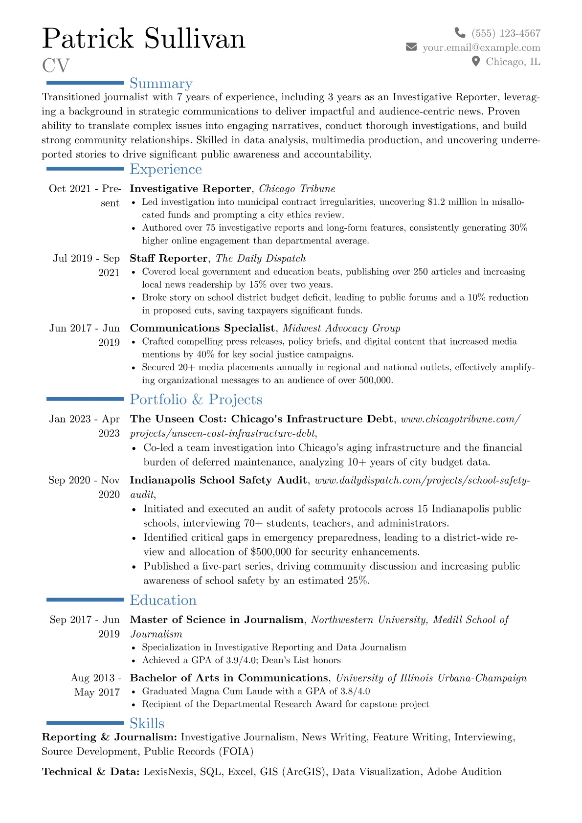 Career changer version - Page 1