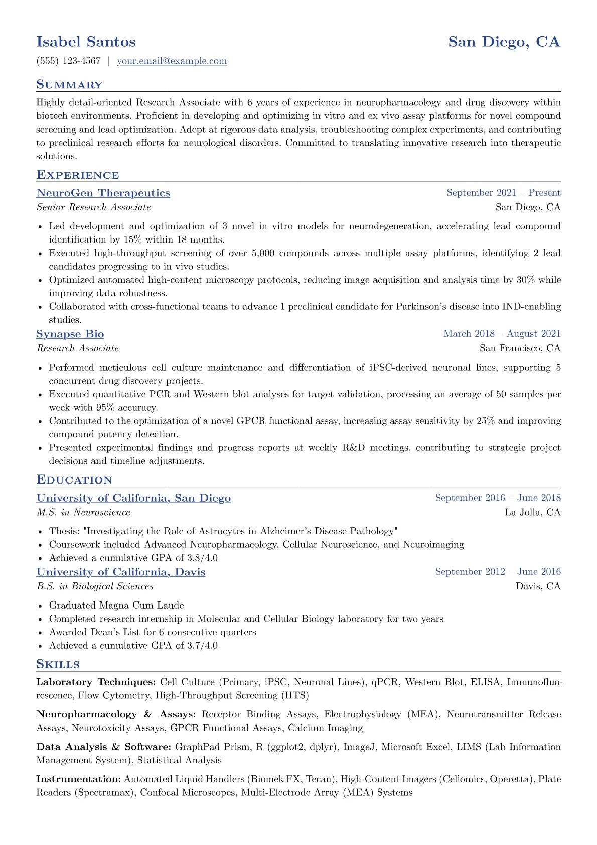 Neuroscience/Pharmacol version - Page 1