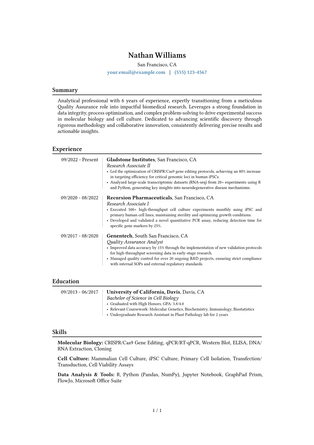 Career changer version - Page 1