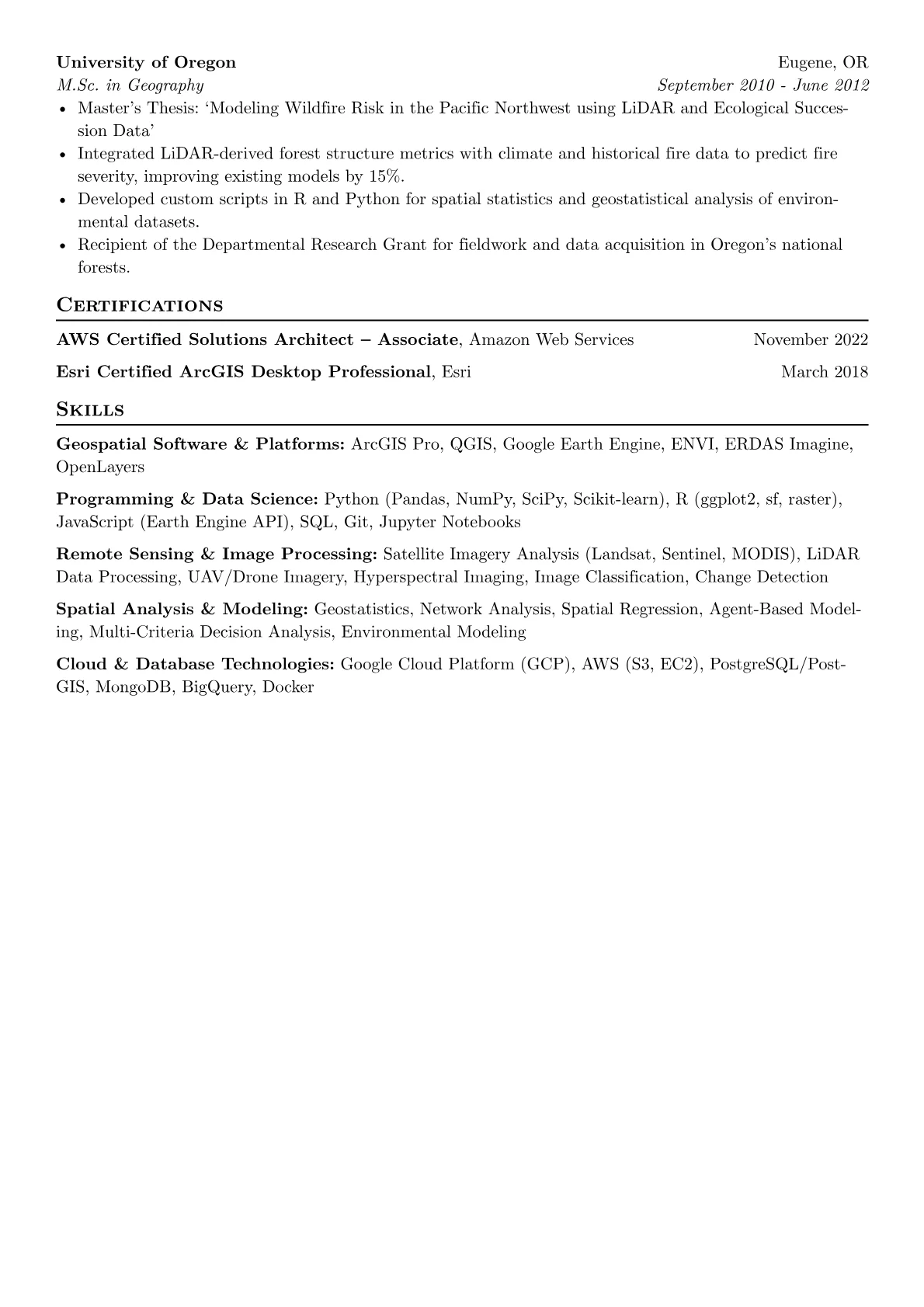 Research CV Example resume example, Research CV Example, page 2