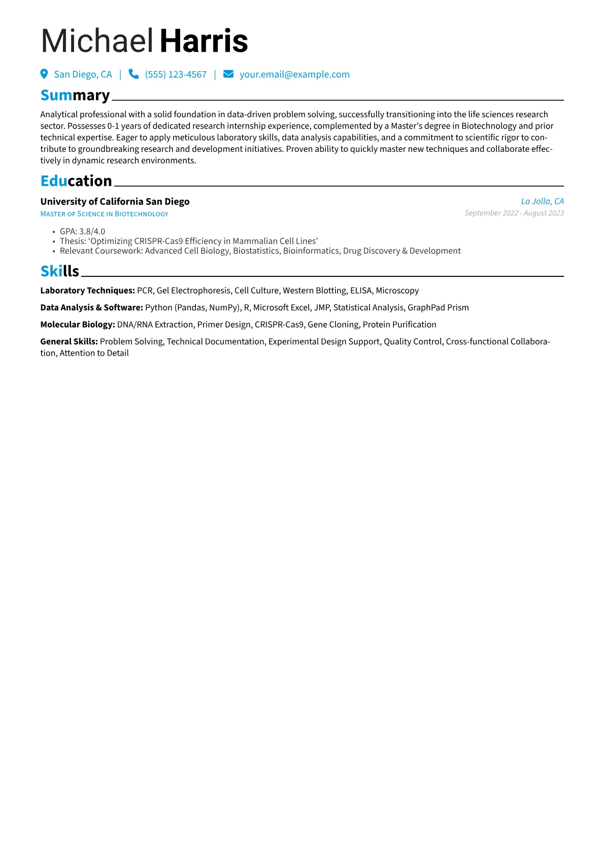 Career changer version - Page 1