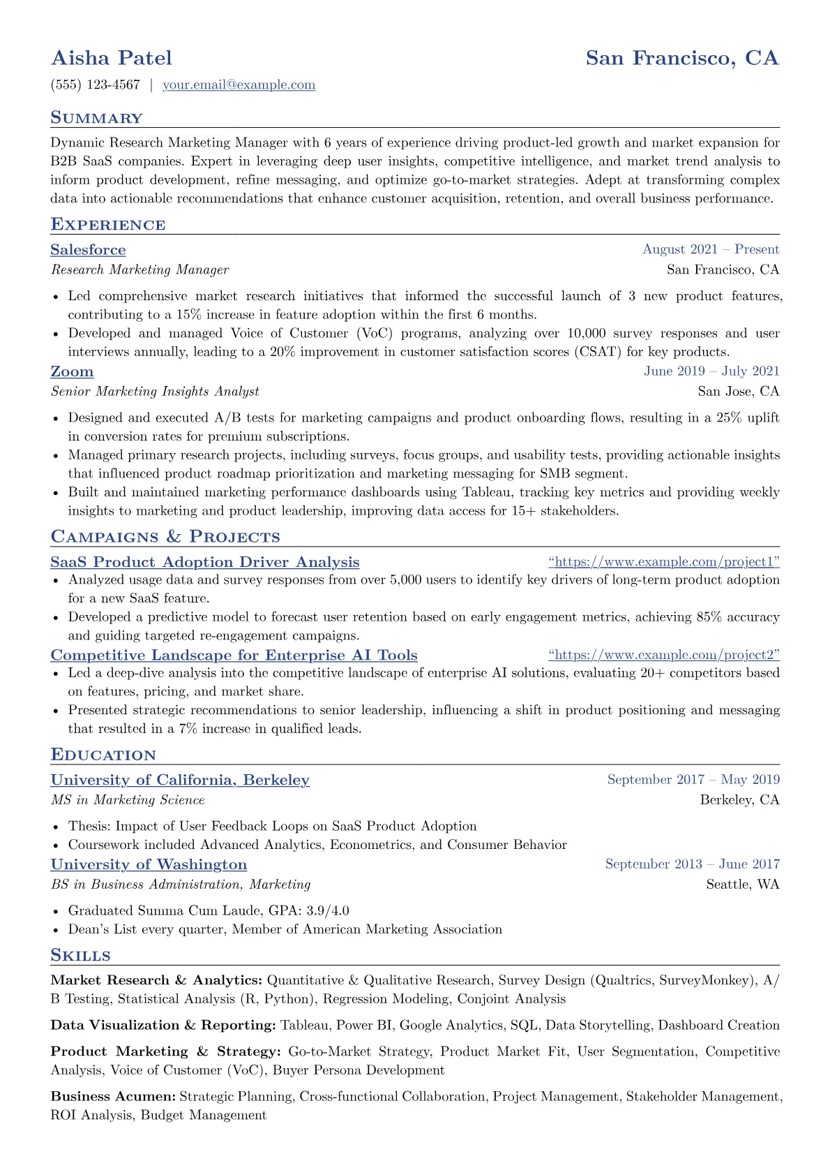 SaaS Product Insights version - Page 1