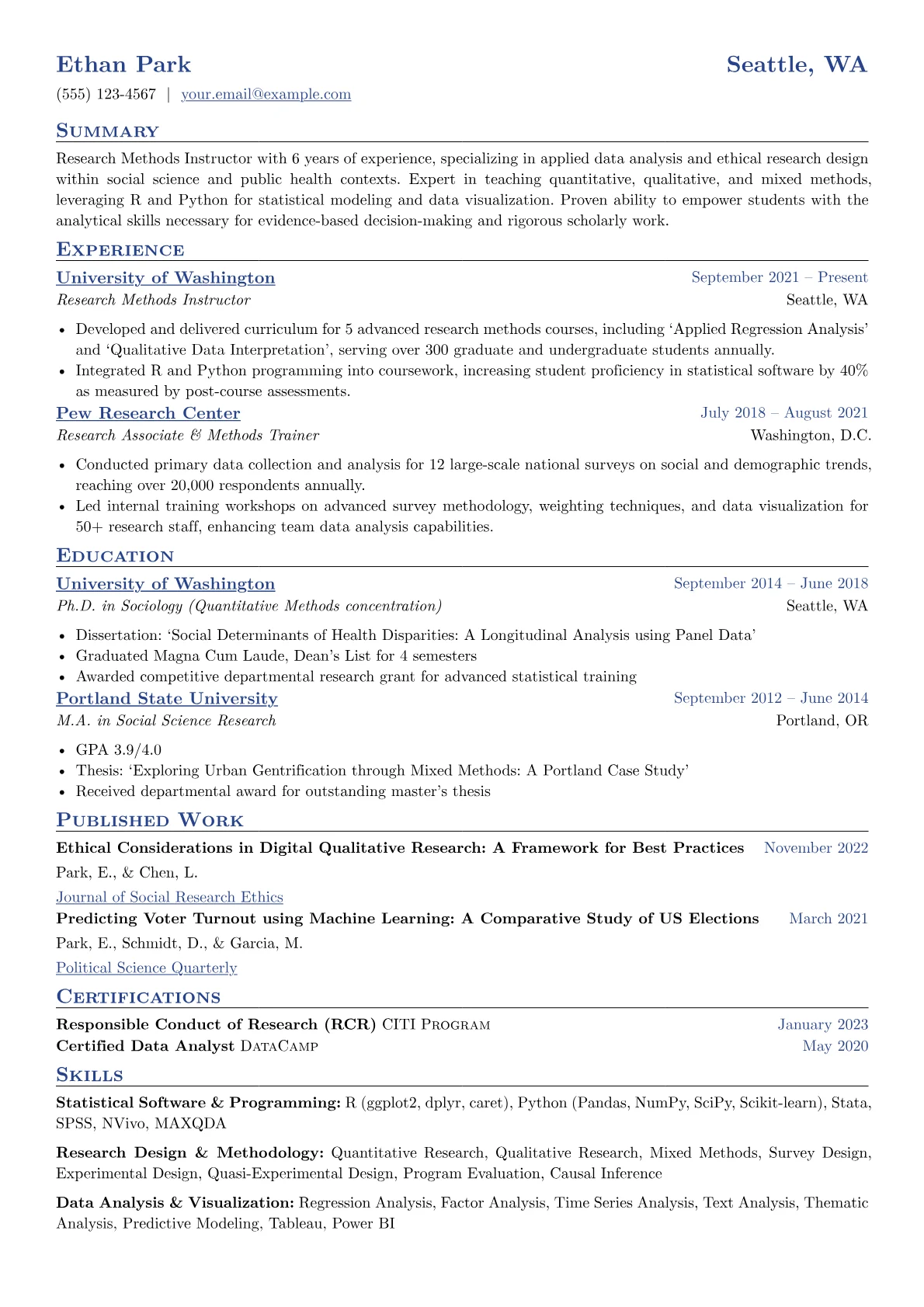 Research Methods version - Page 1