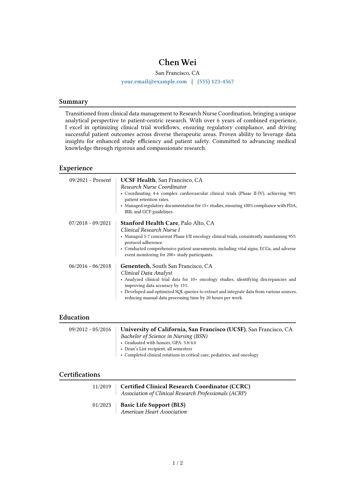 Career changer version - Page 1