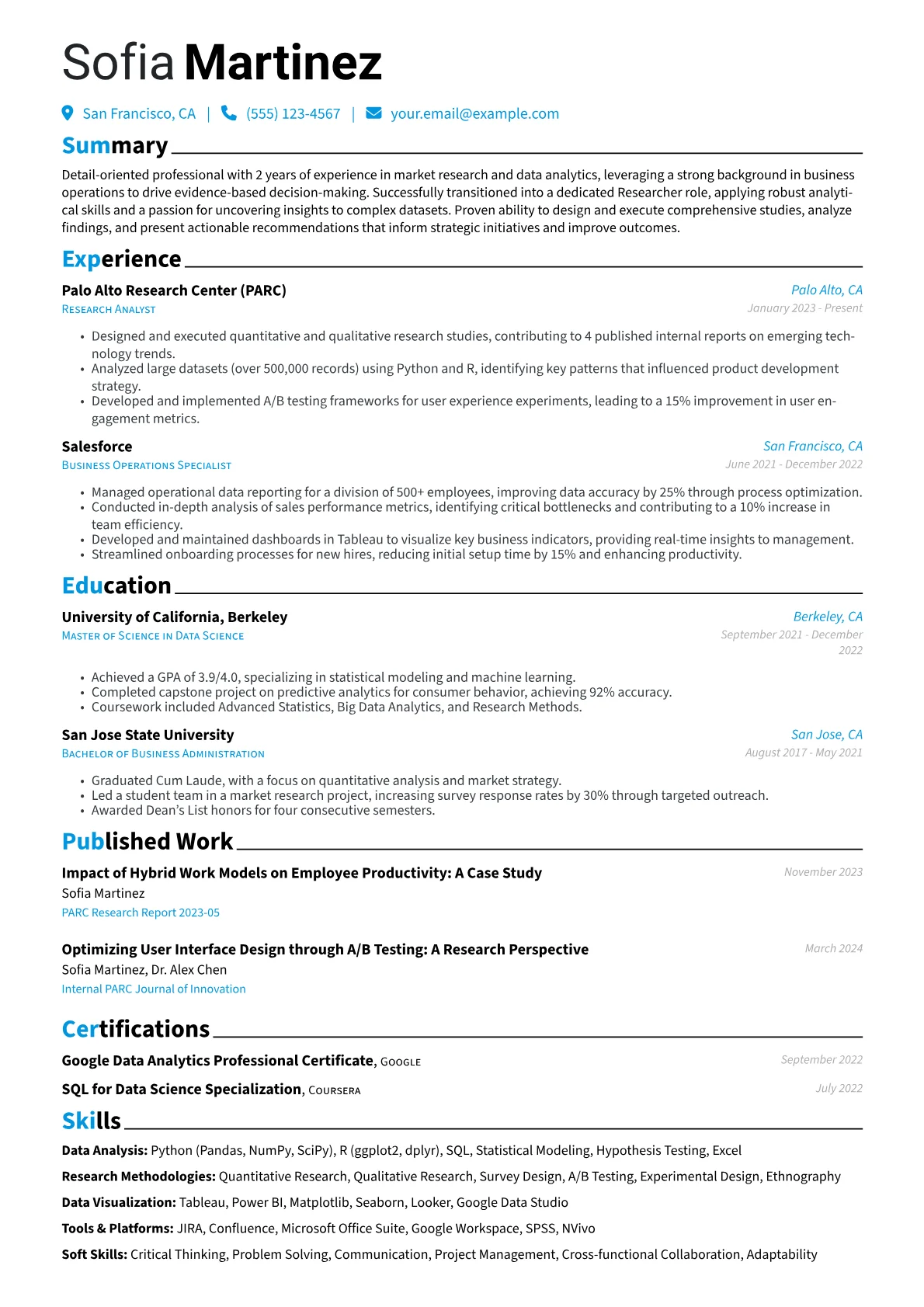 Career changer version - Page 1