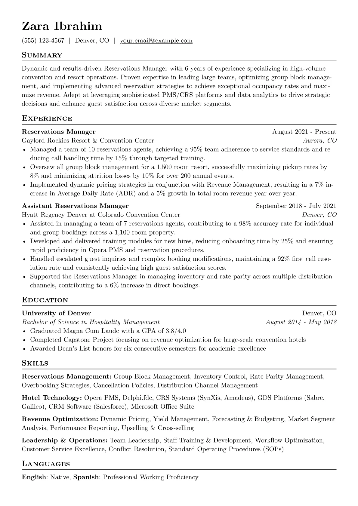 Convention & Resort version - Page 1
