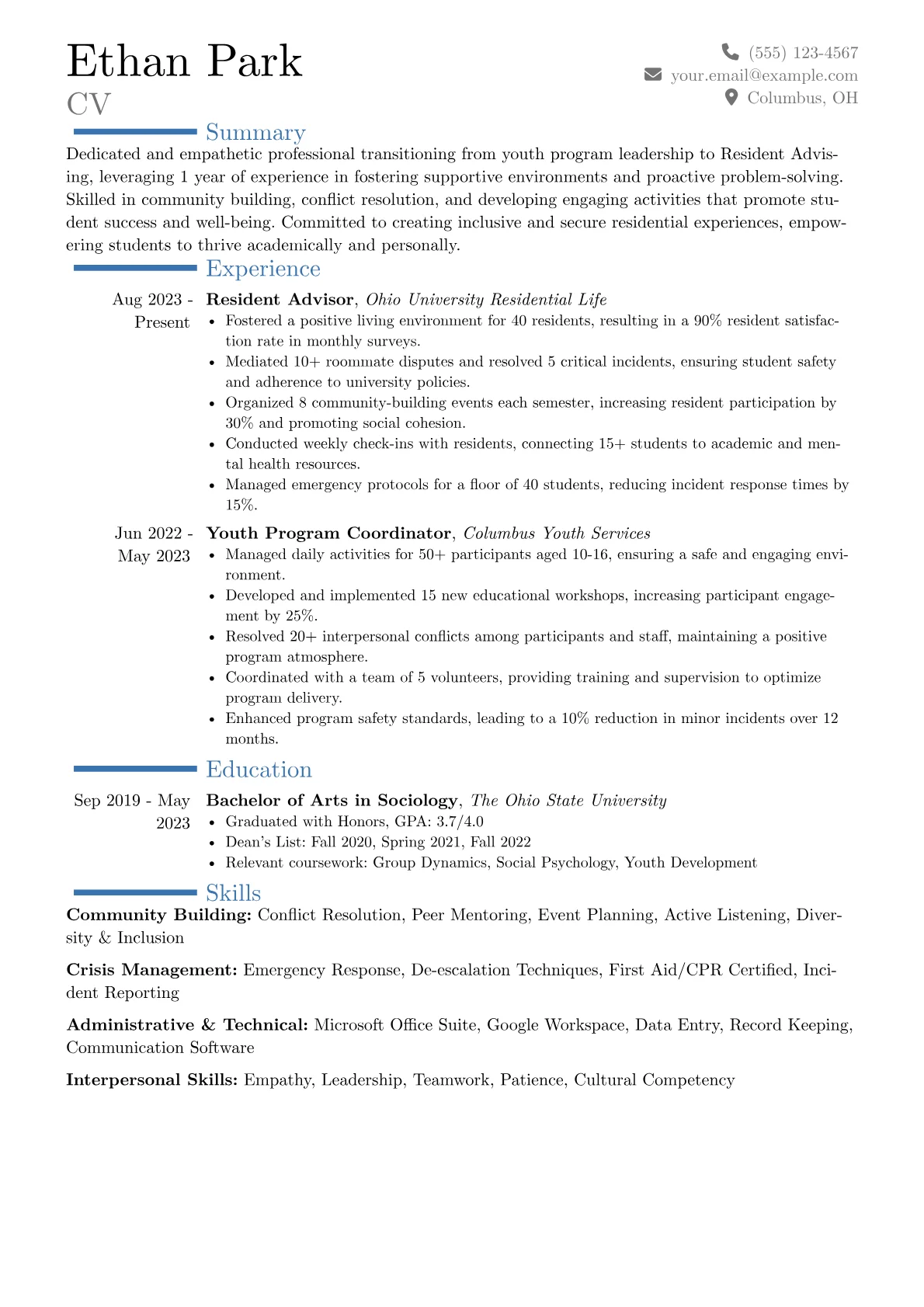Career changer version - Page 1