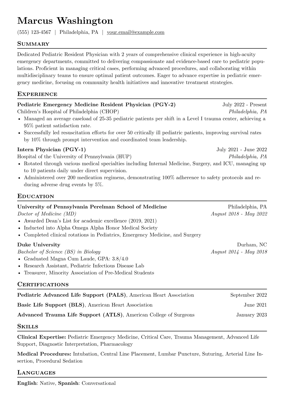 Pediatric Emergency version - Page 1