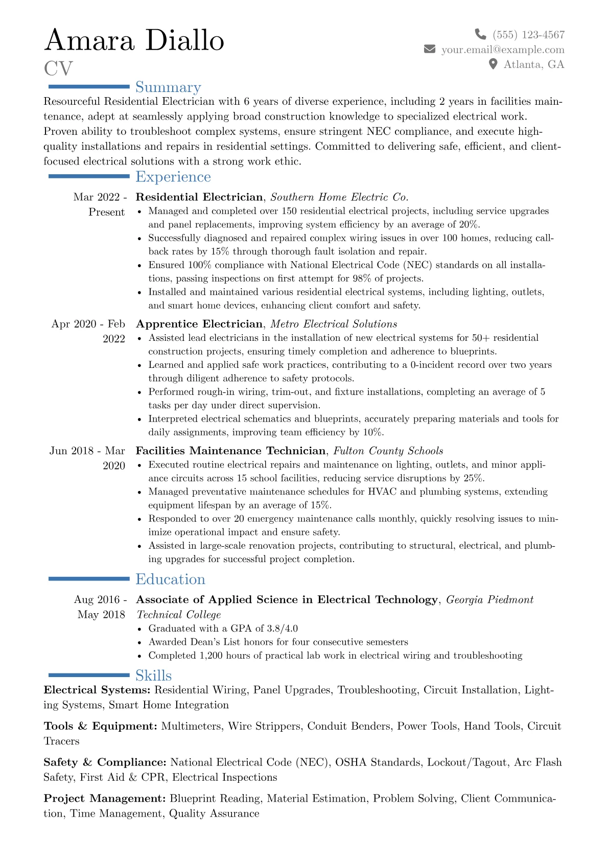 Career changer version - Page 1