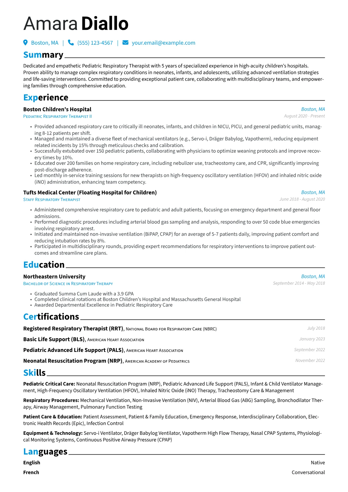 Pediatric Respiratory version - Page 1