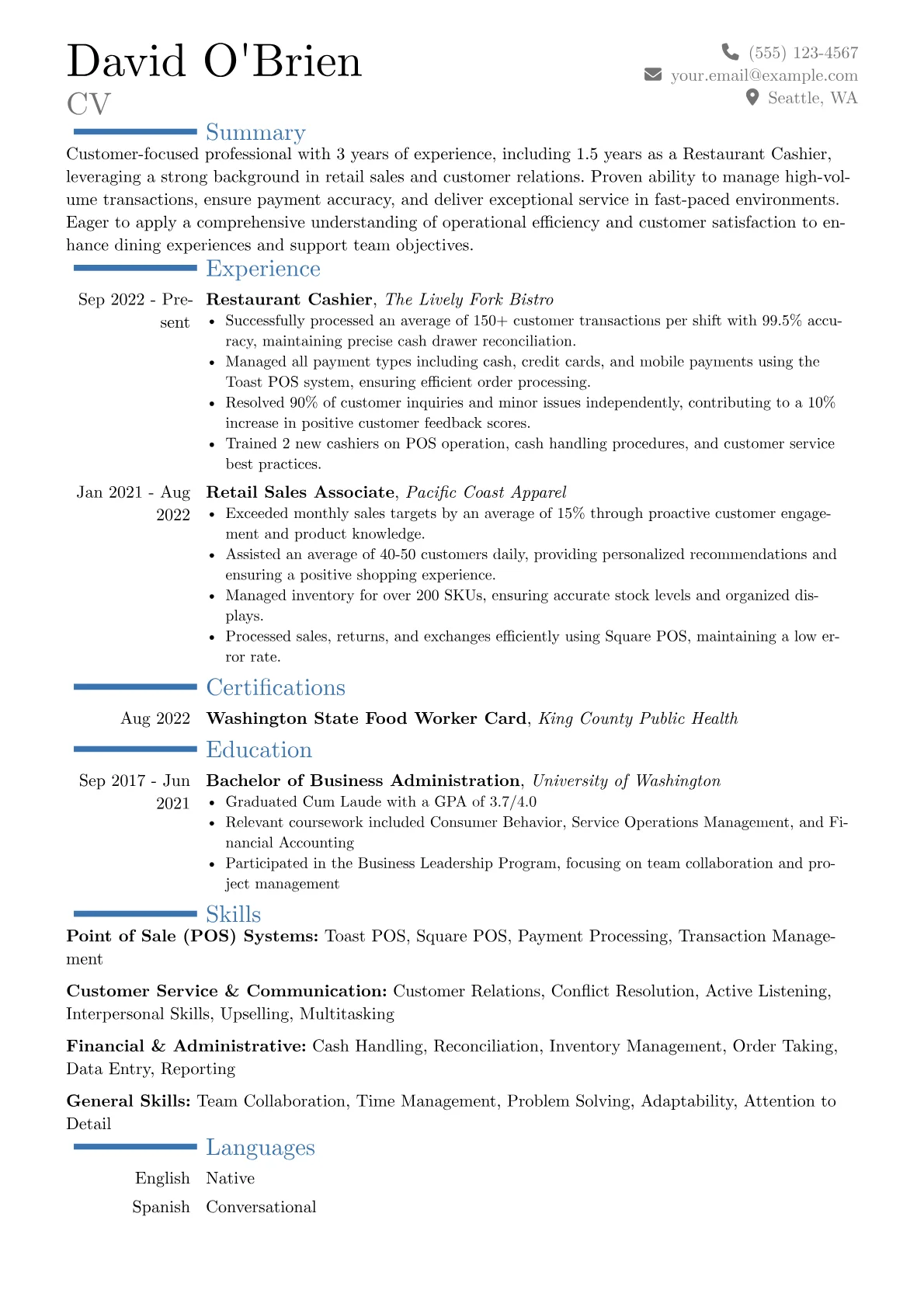 Career changer version - Page 1