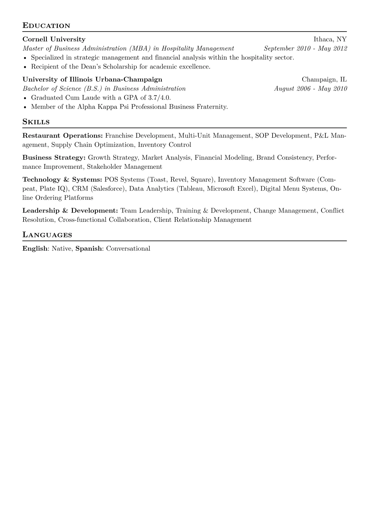 Restaurant Operations version - Page 2