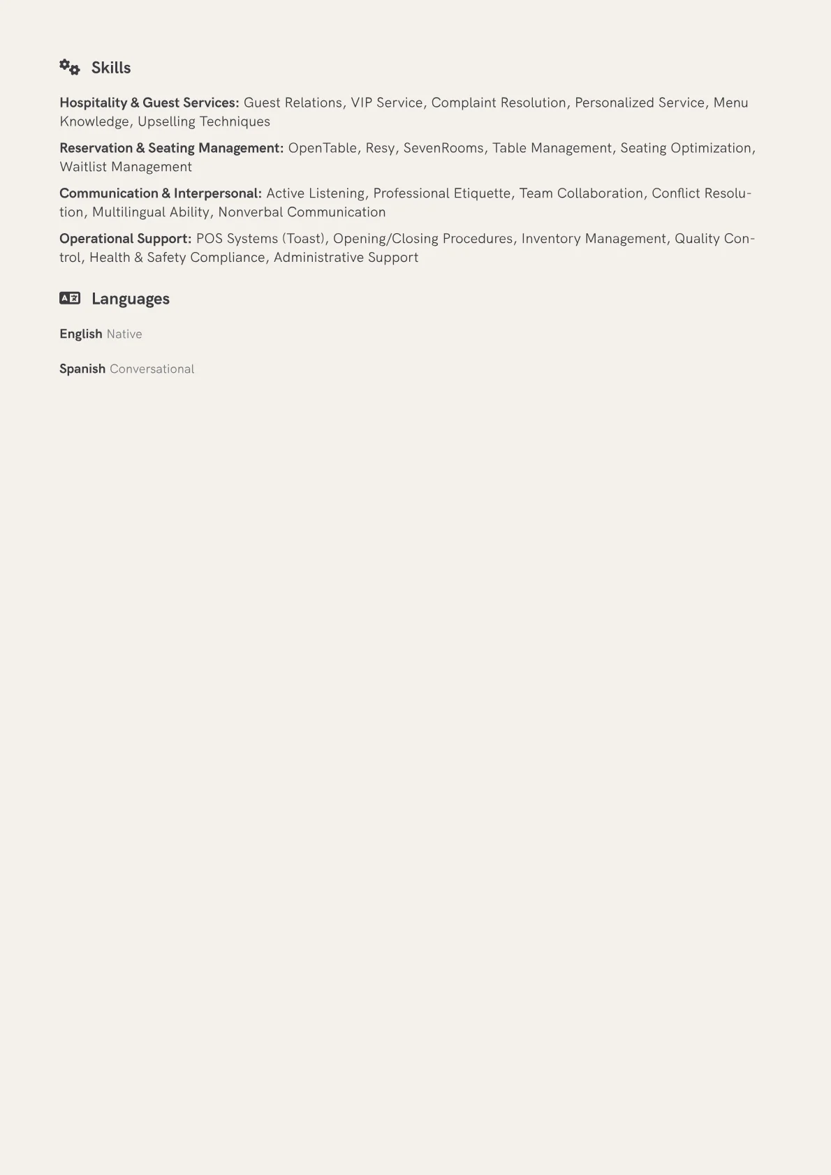 Upscale Fine Dining Host version - Page 2