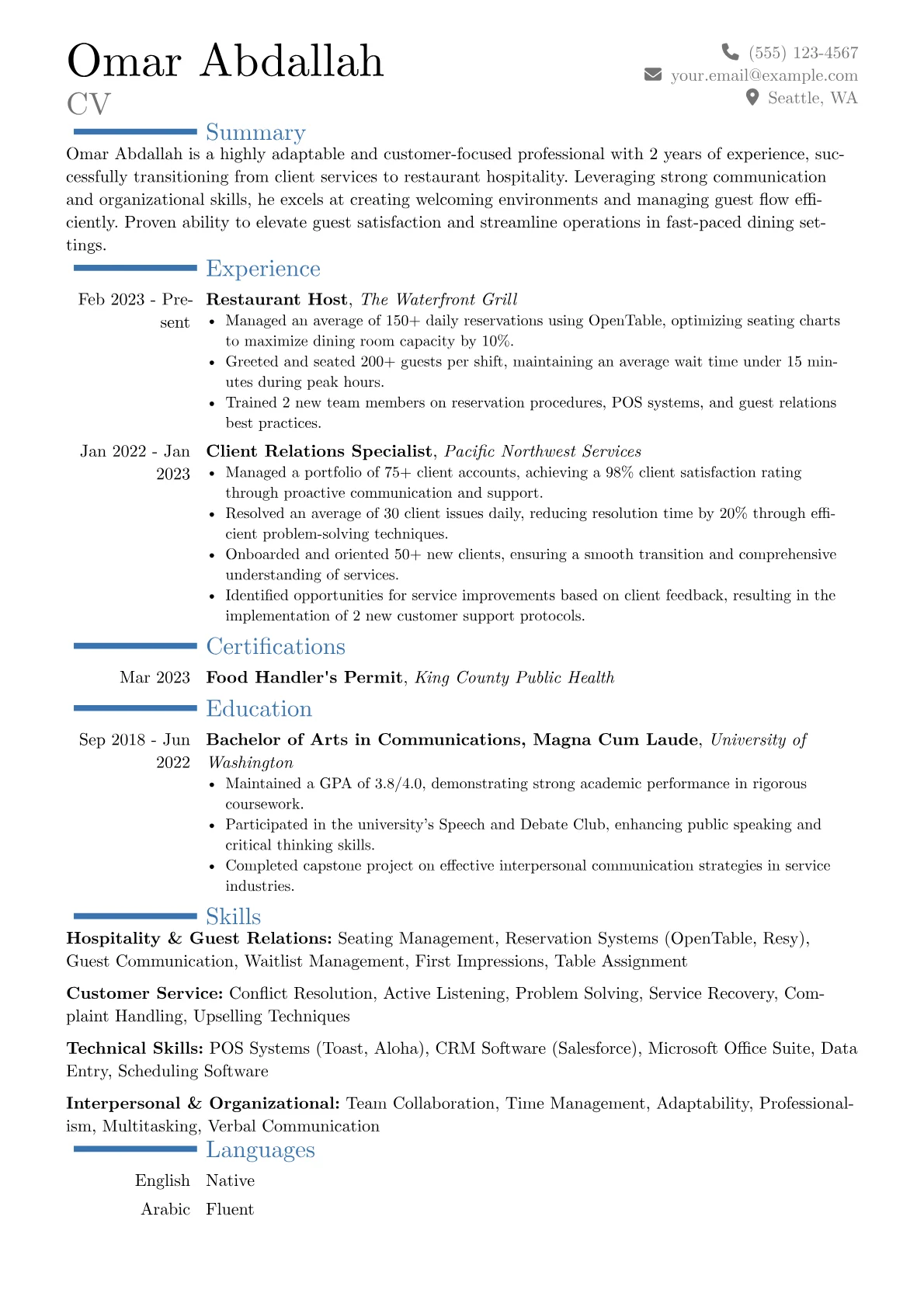 Career changer version - Page 1