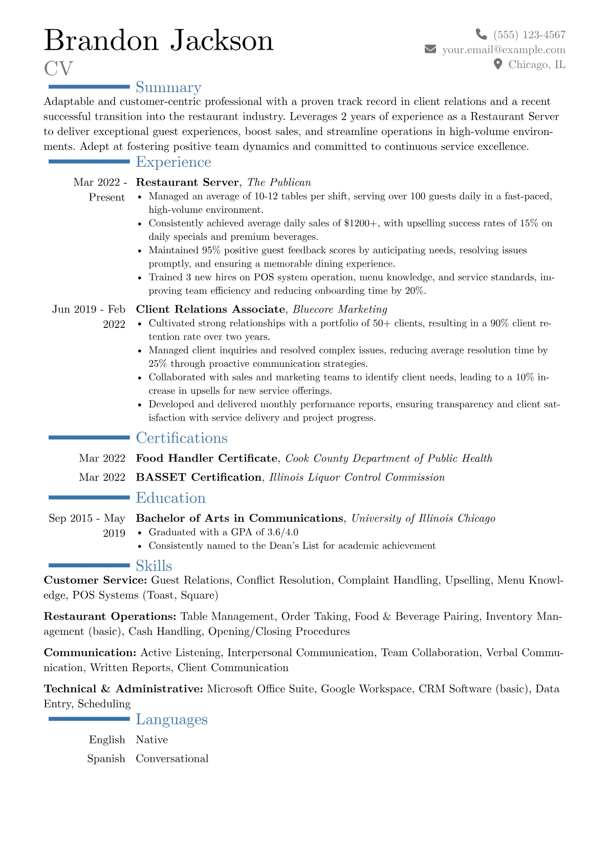 Career changer version - Page 1