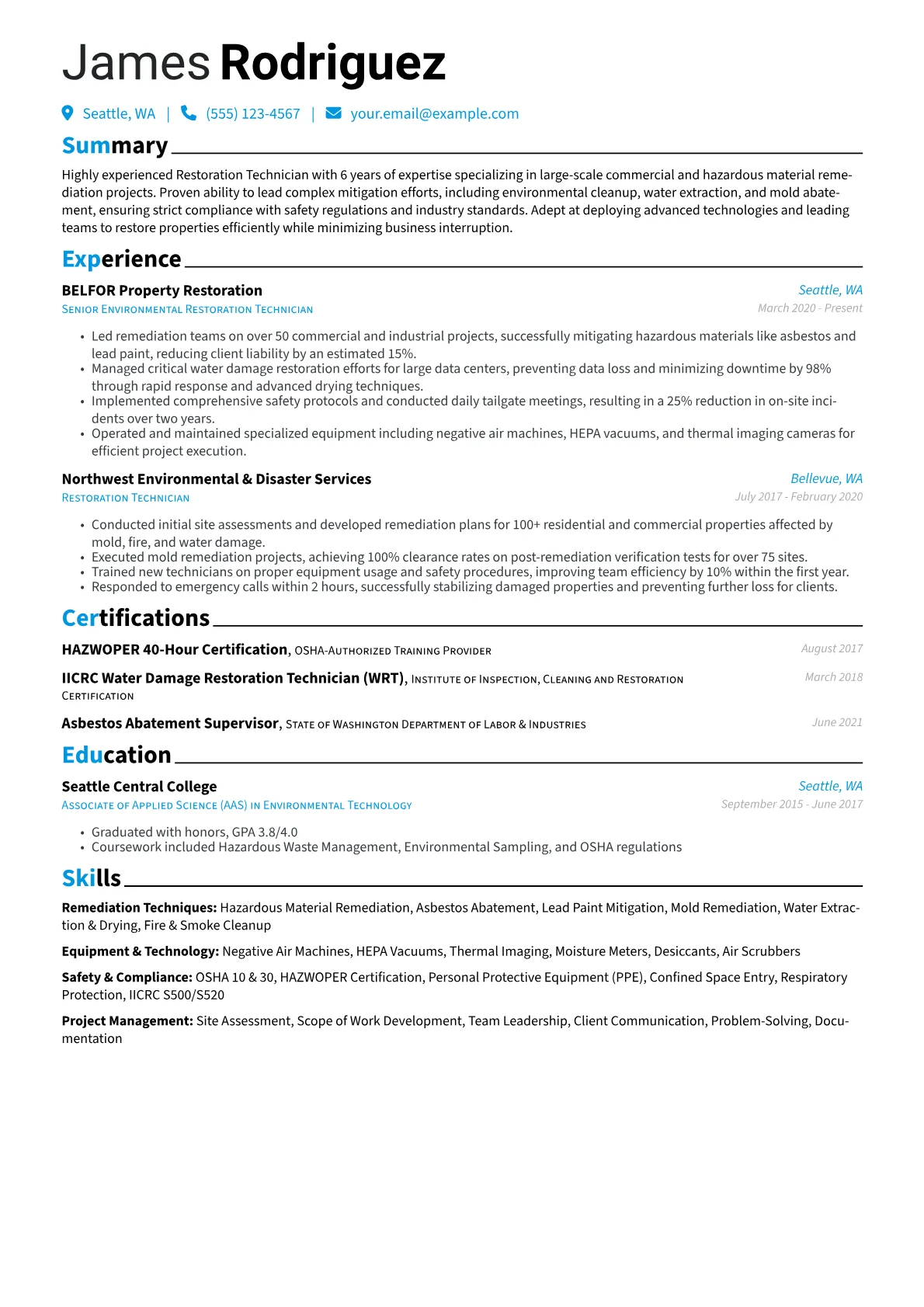Environmental/Commerci version - Page 1