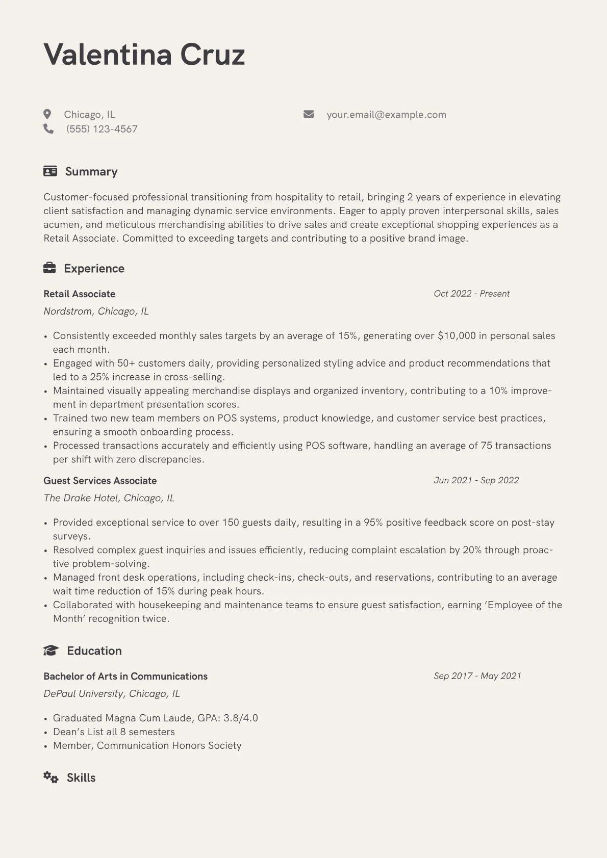 Career changer version - Page 1