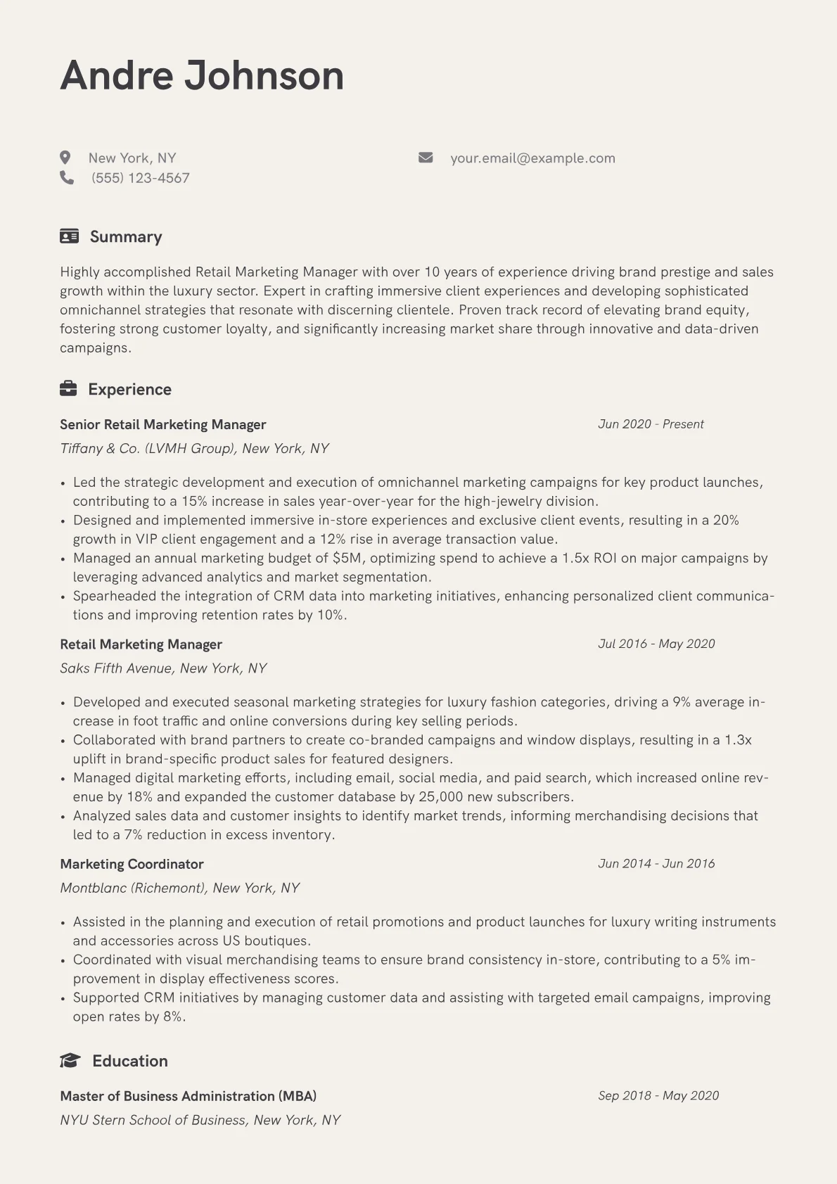 Luxury & Experiential version - Page 1