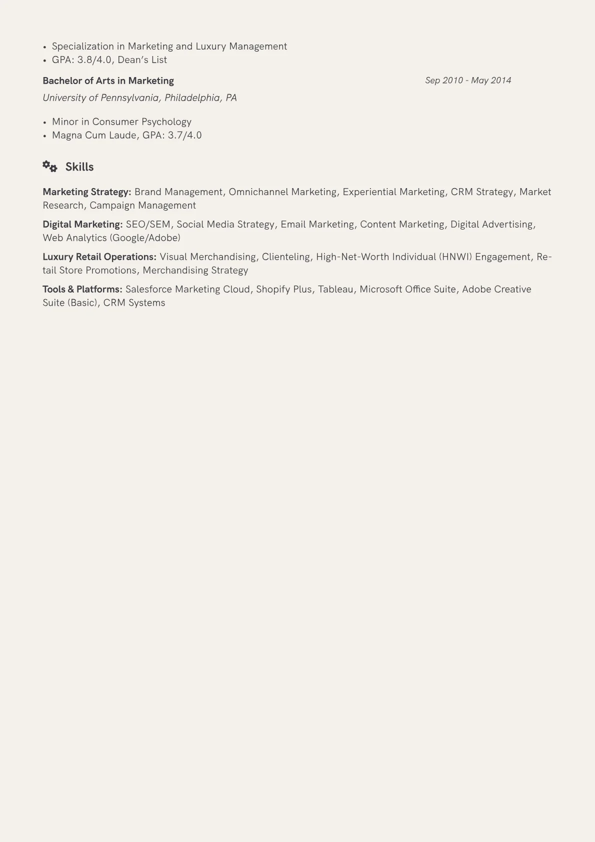 Luxury & Experiential version - Page 2