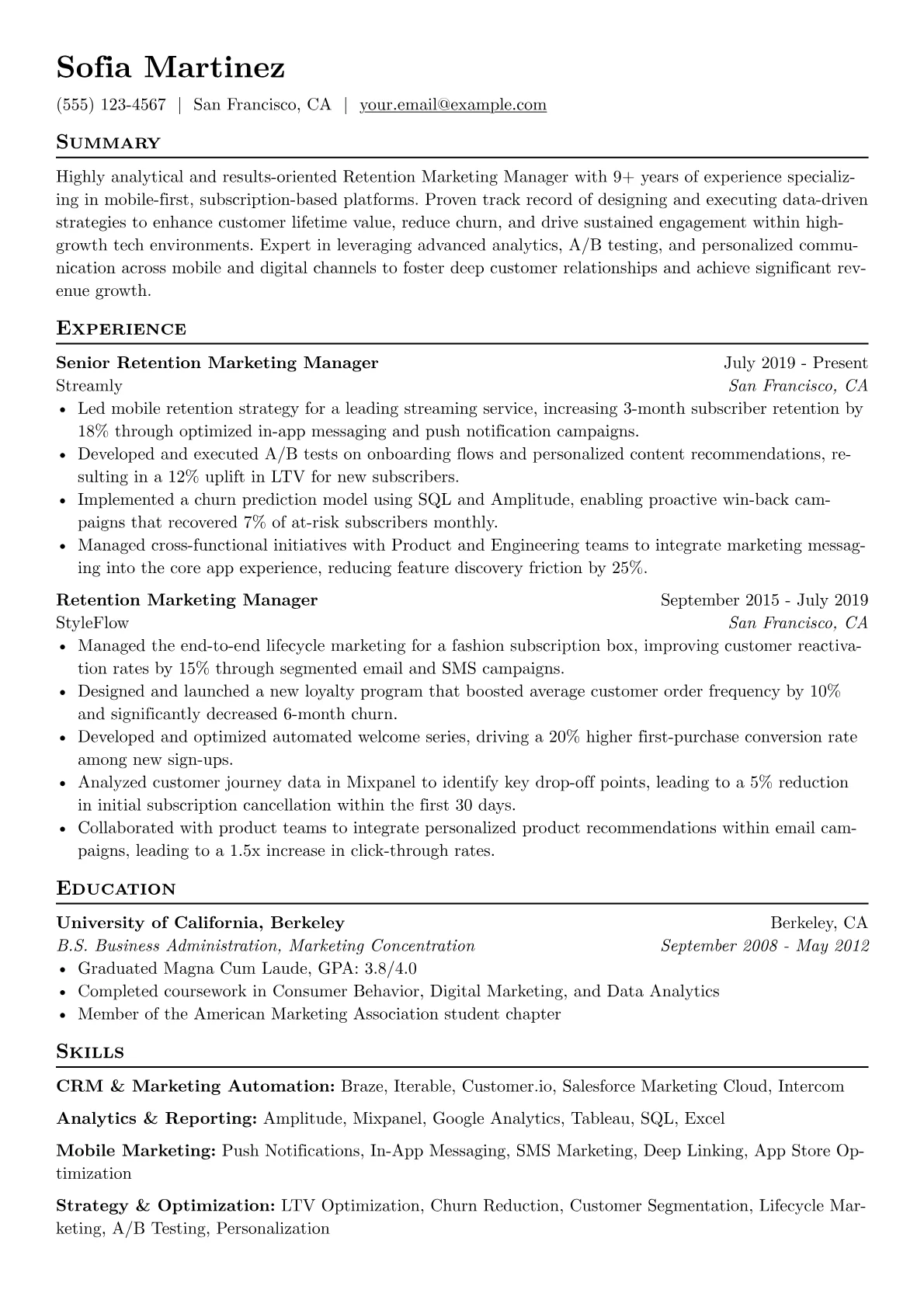 Retention Marketing version - Page 1