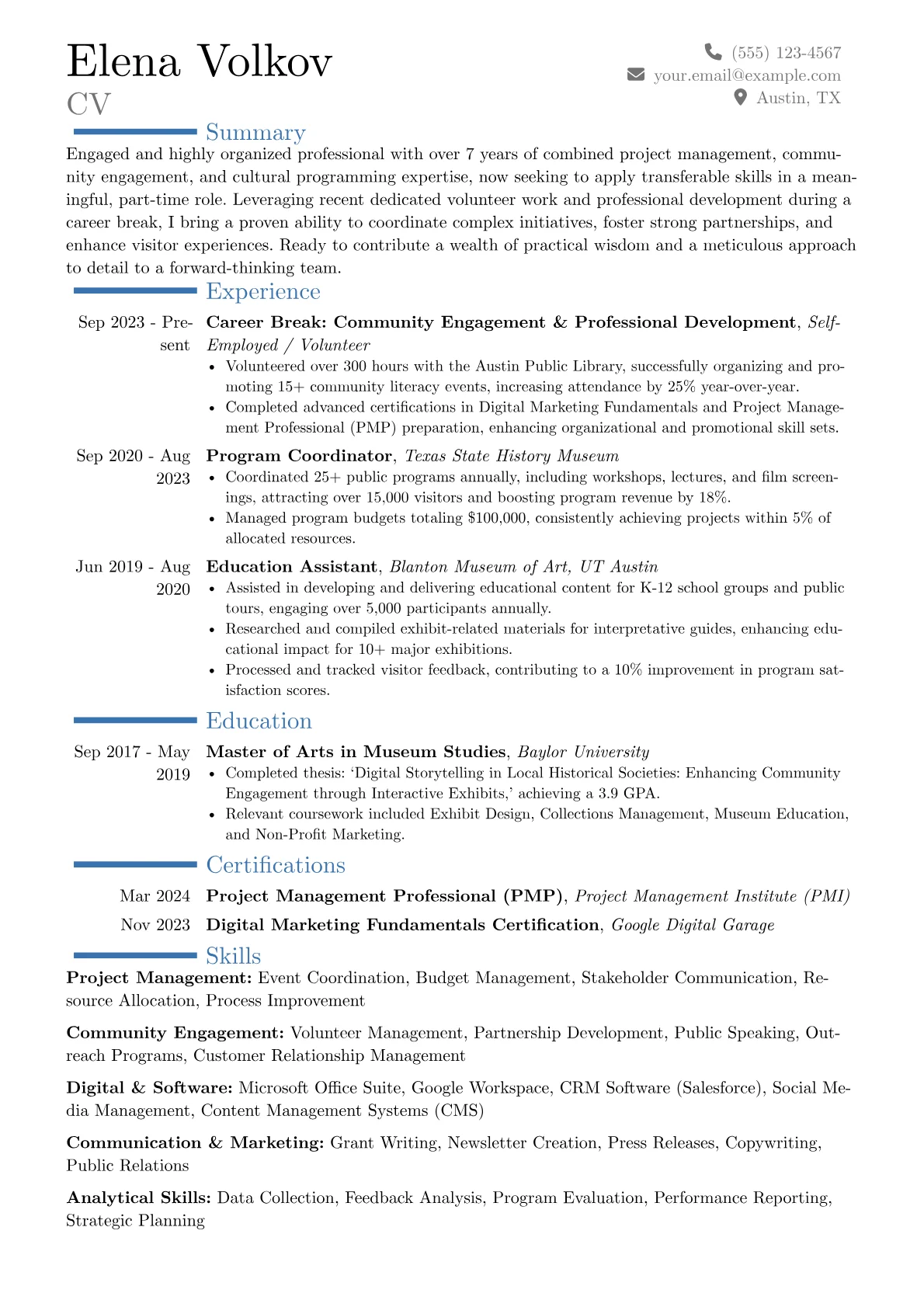 Career changer version - Page 1