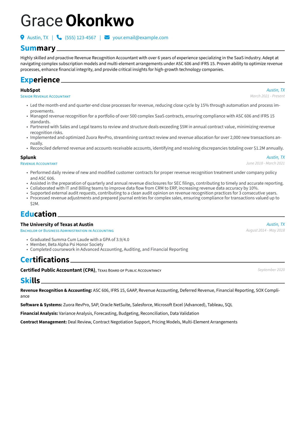 SaaS Revenue Recognition version - Page 1