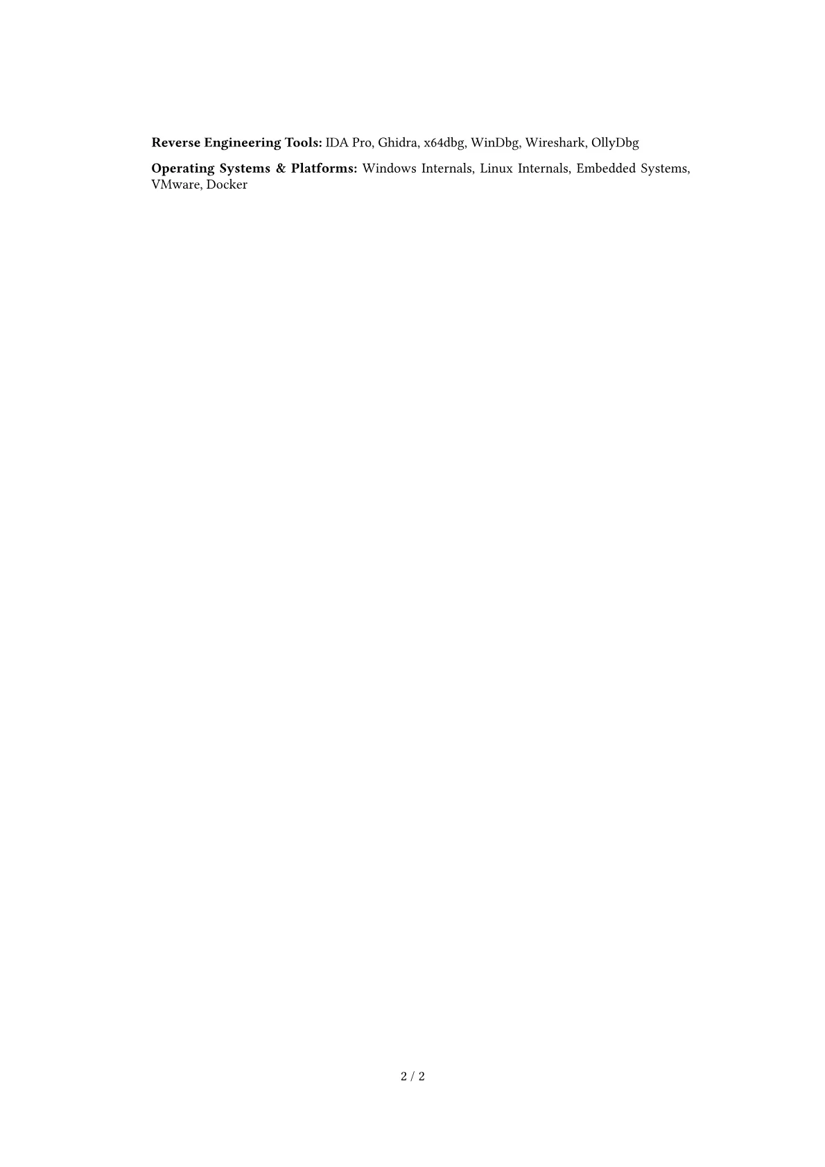Career changer version - Page 2